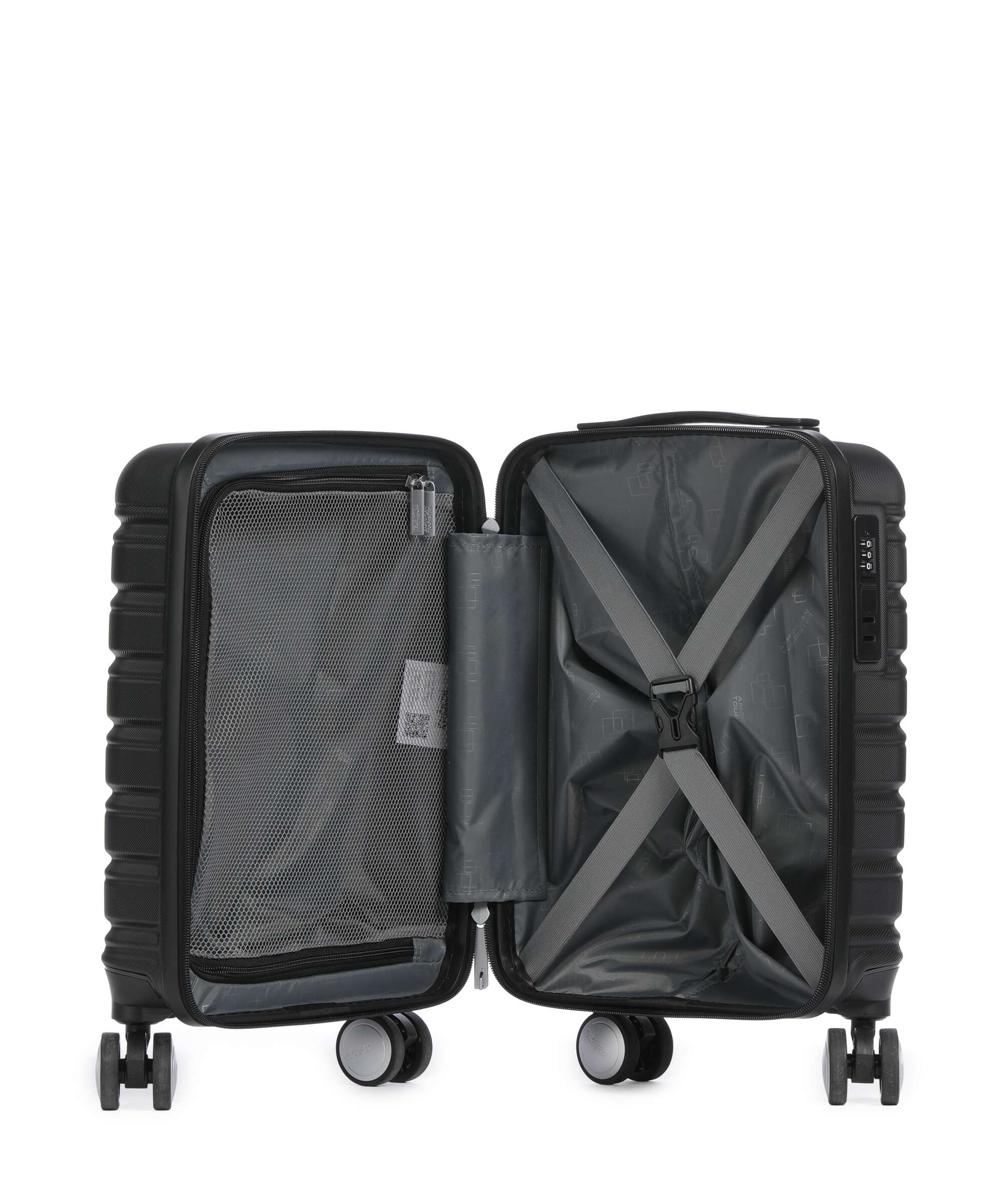 American Tourister Flashline Spinner (4 wheels) shadow black - Image 5