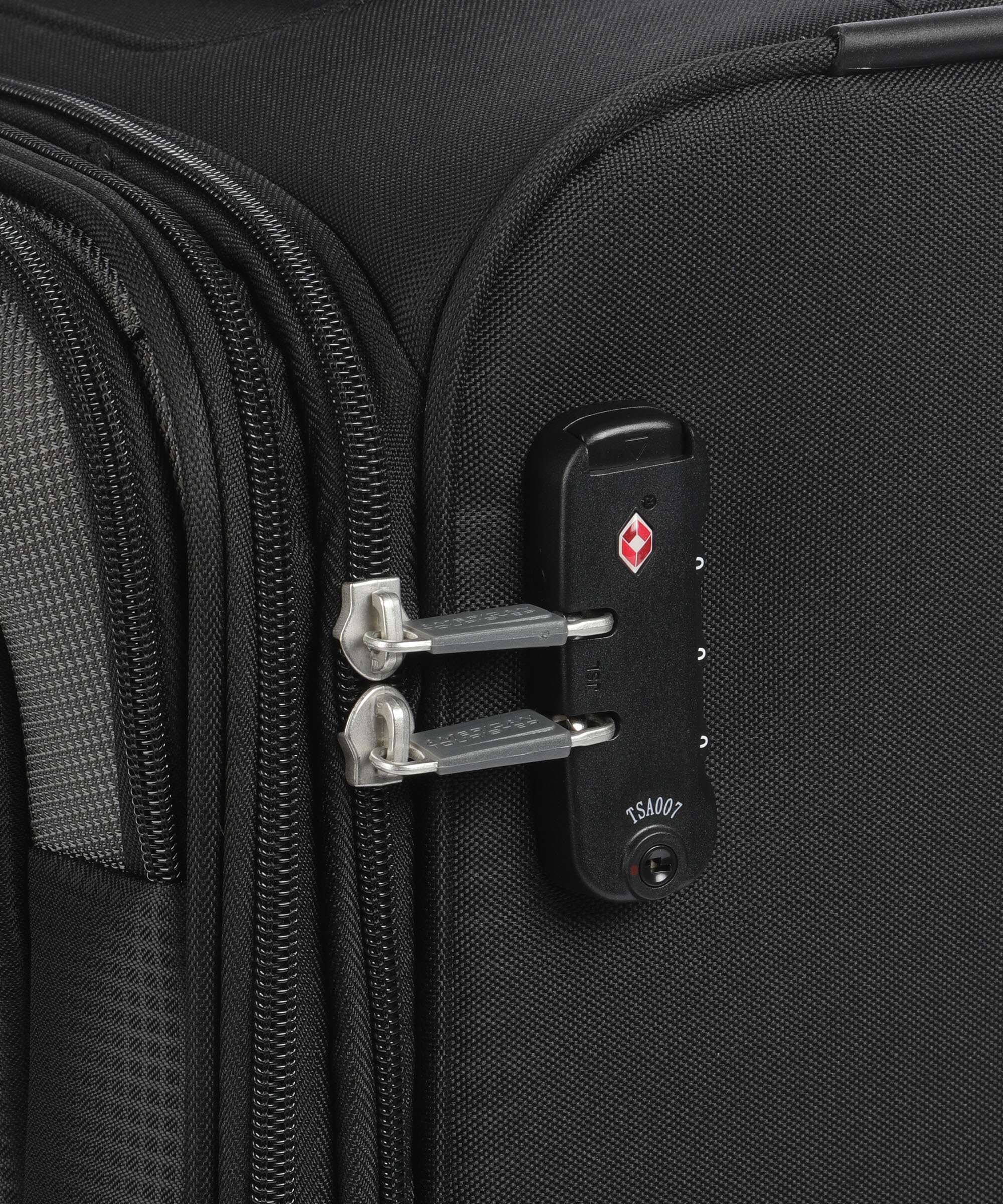 American Tourister Pulsonic Spinner (4 wheels) asphalt black - Image 3