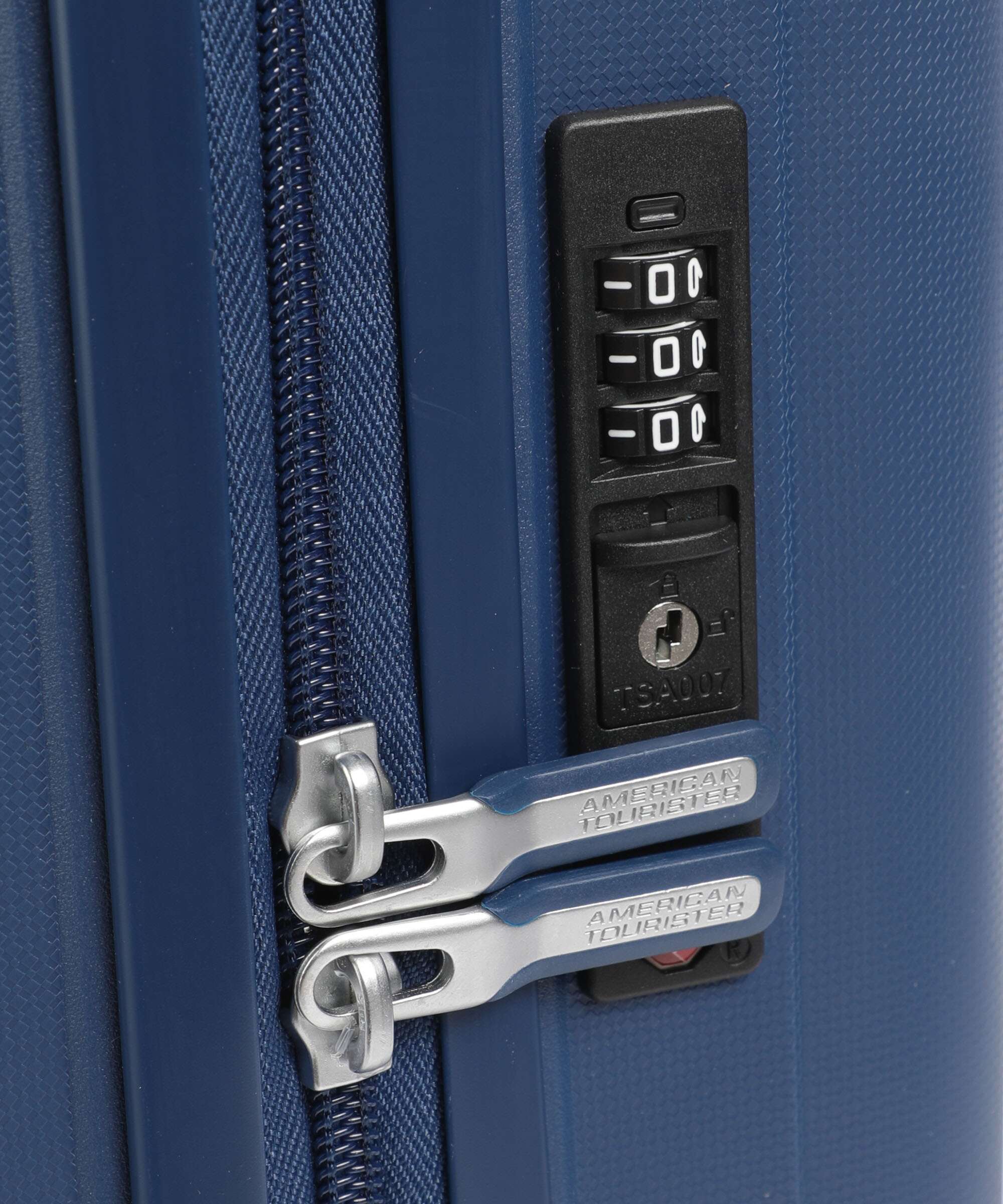 American Tourister Rejoy Spinner (4 wheels) navy blue - Image 3