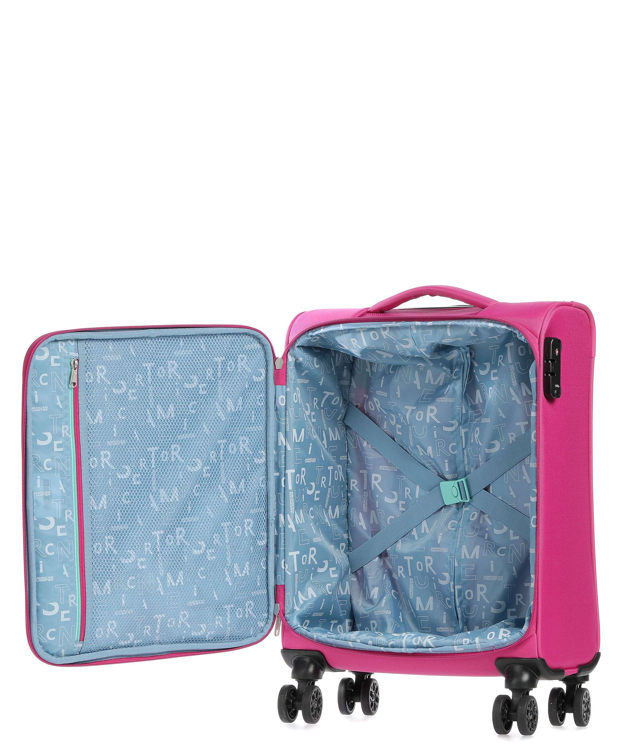 American Tourister Sea Seeker Spinner (4 wheels) deep fuchsia - Image 5