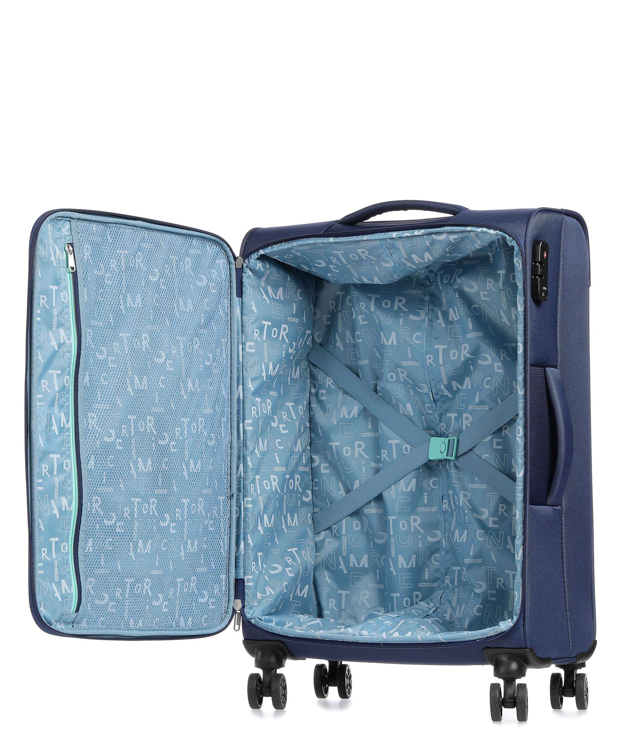 American Tourister Sea Seeker Spinner (4 wheels) combat navy - Image 5