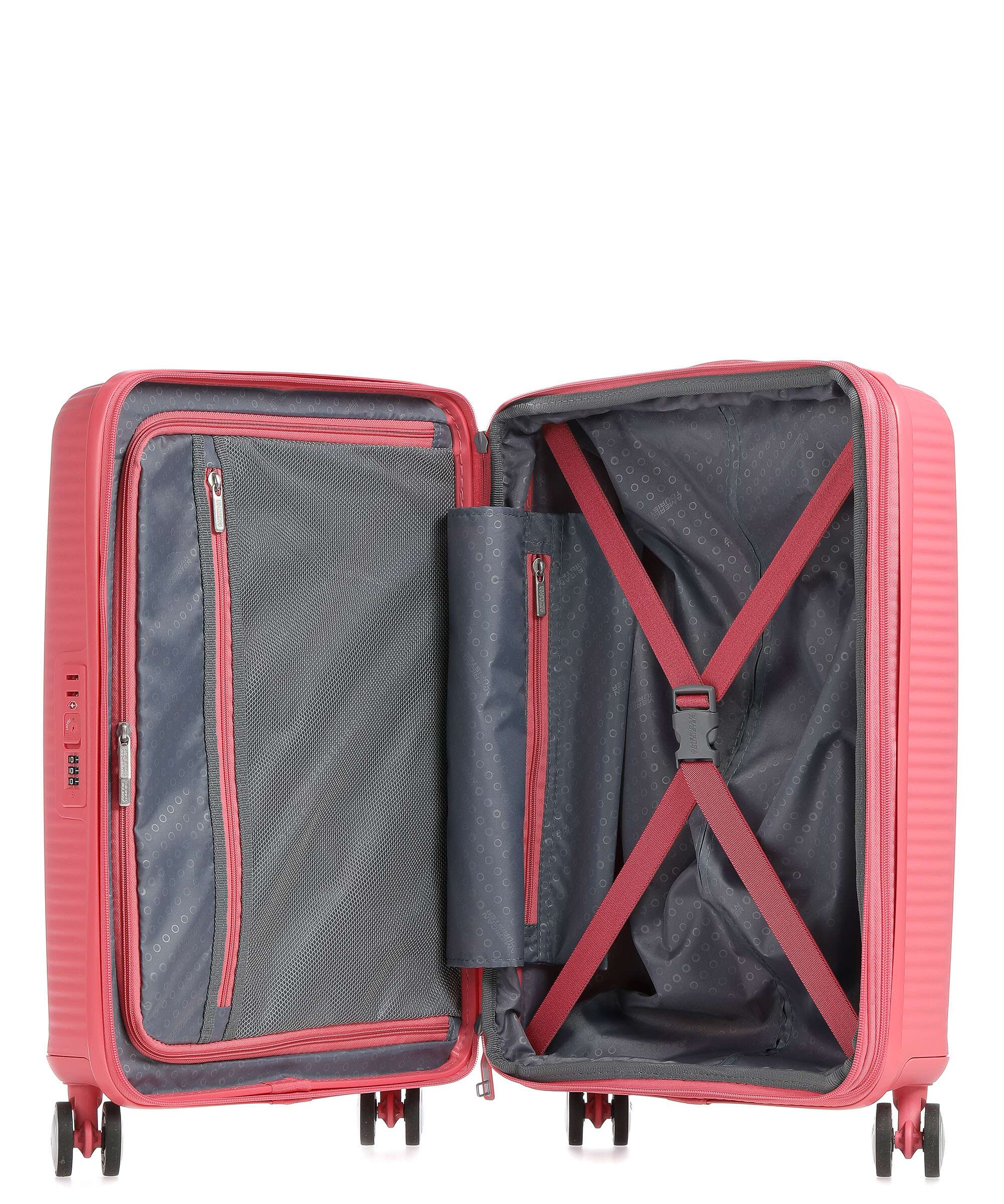 American Tourister Soundbox Spinner (4 wheels) sun kissed coral - Image 6