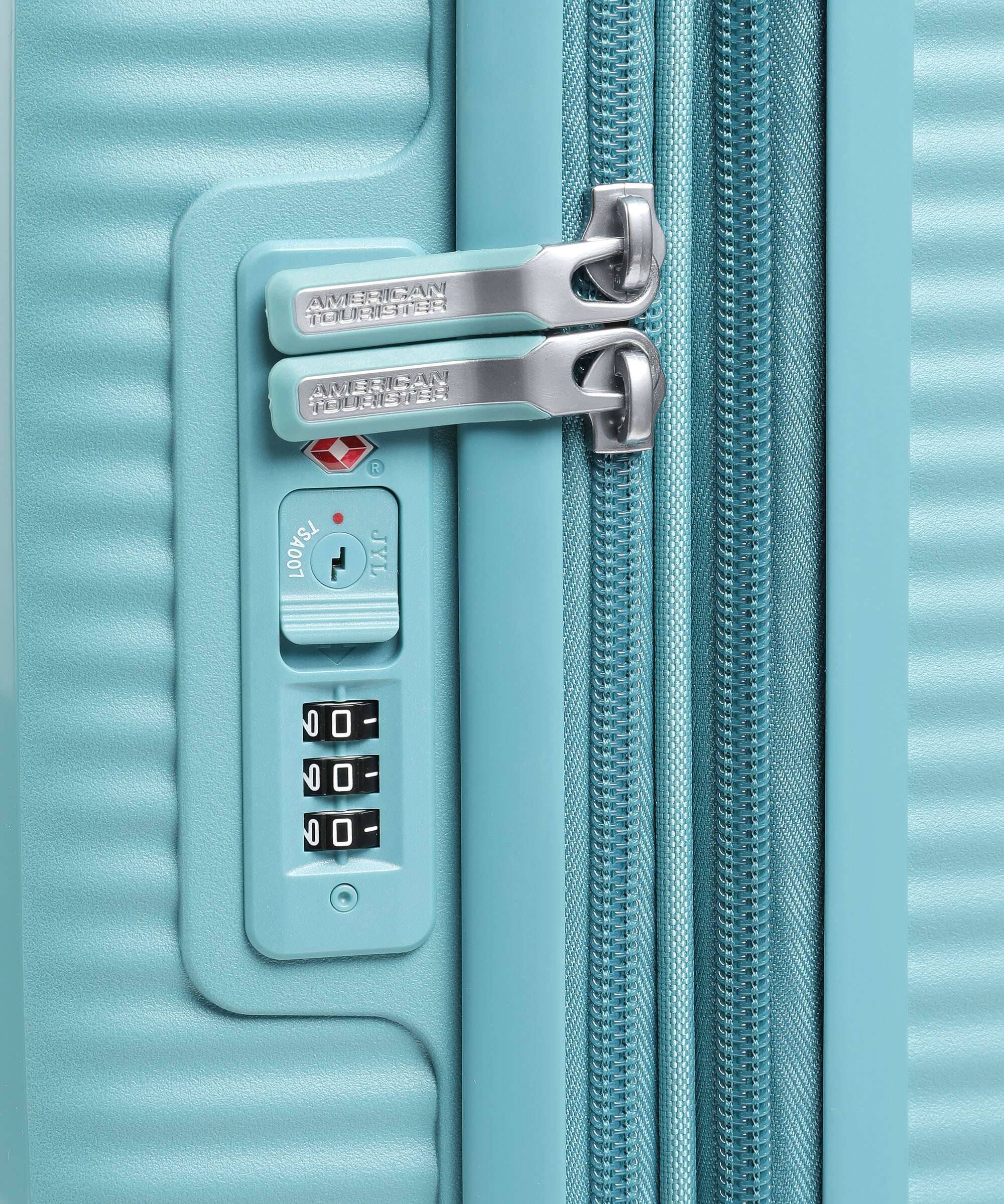 American Tourister Soundbox Spinner (4 wheels) turquoise tonic - Image 3