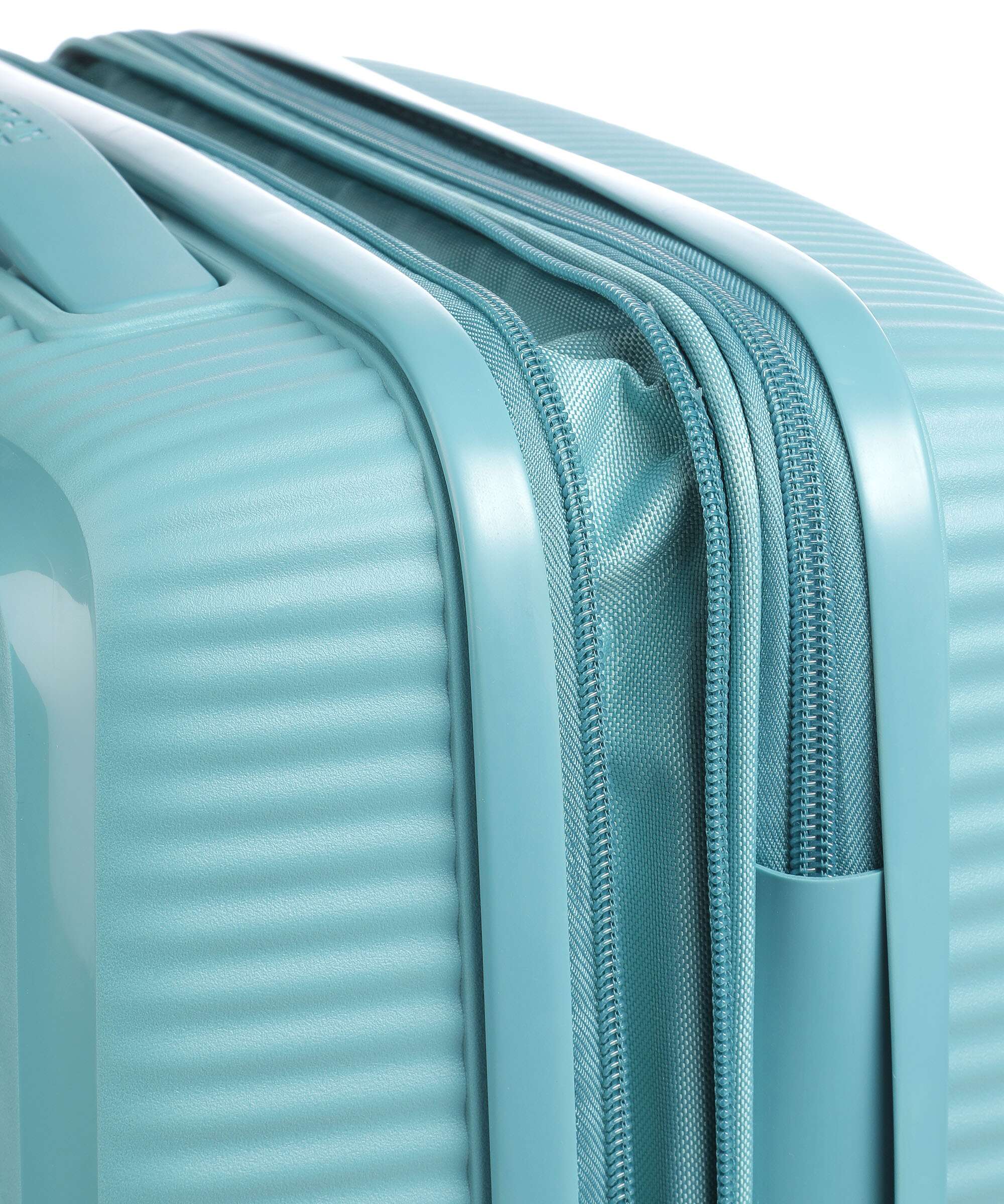 American Tourister Soundbox Spinner (4 wheels) turquoise tonic - Image 4