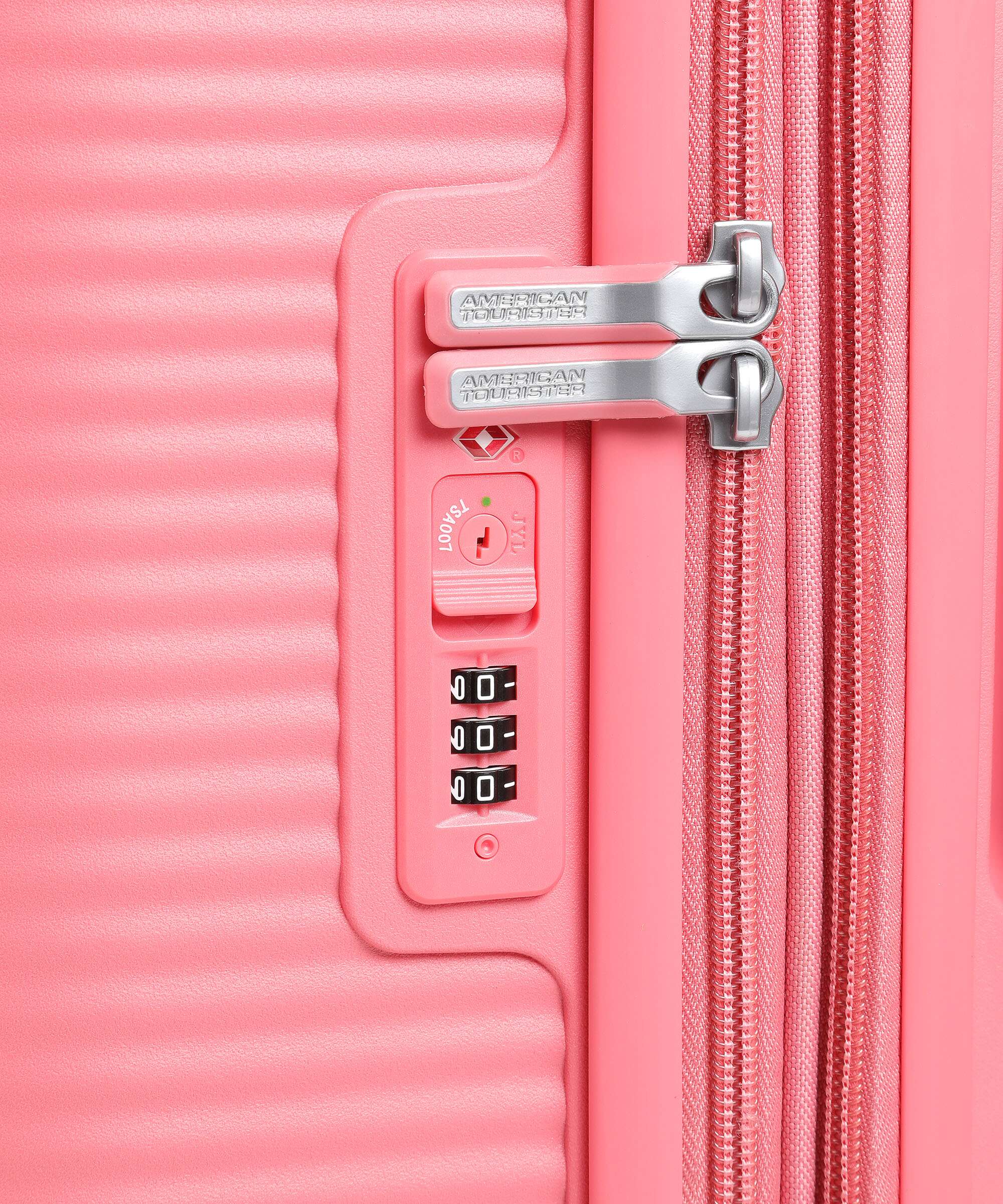 American Tourister Soundbox Spinner (4 wheels) sun kissed coral - Image 3