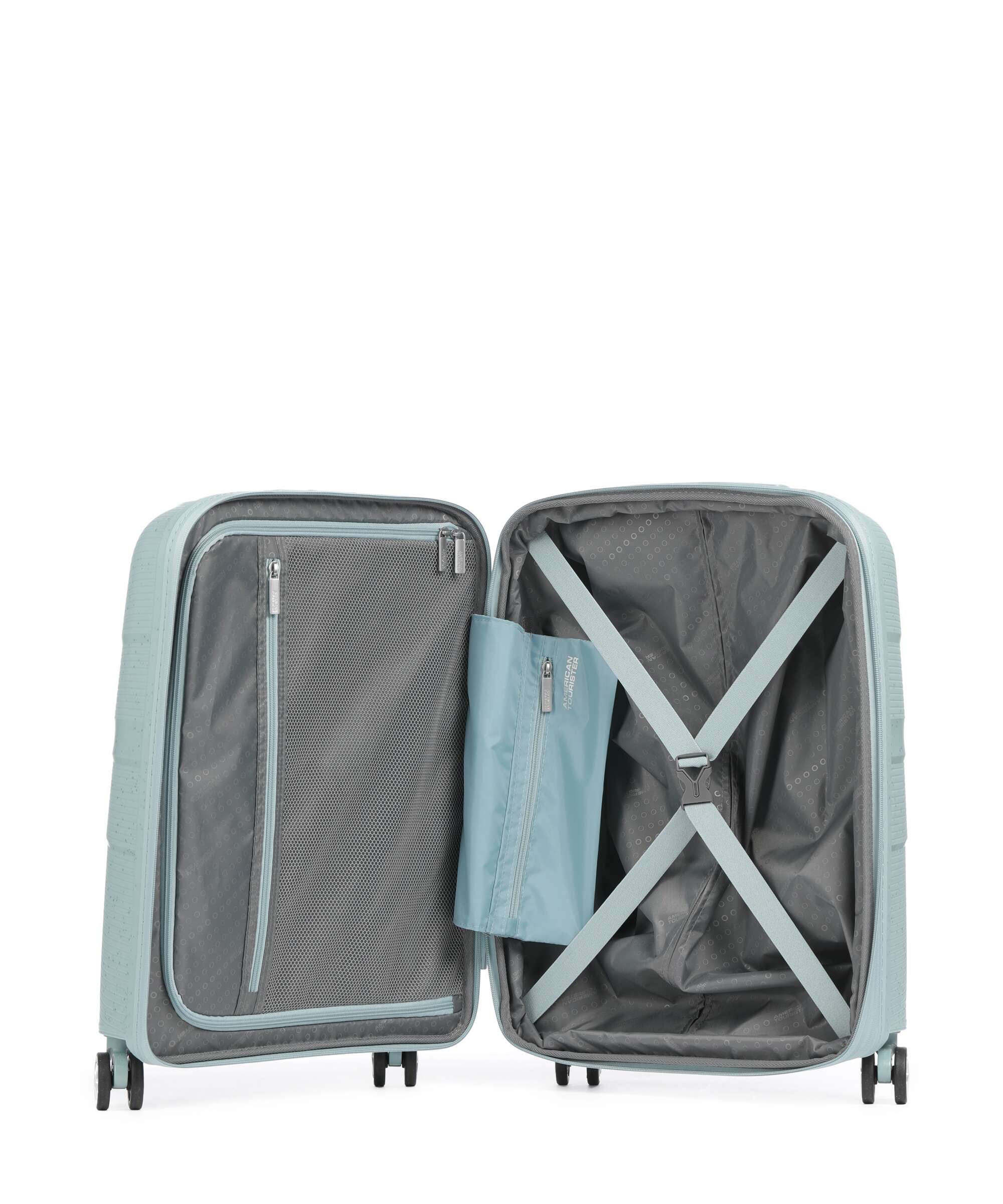 American Tourister Starvibe Spinner (4 wheels) azzurro speckles - Image 6