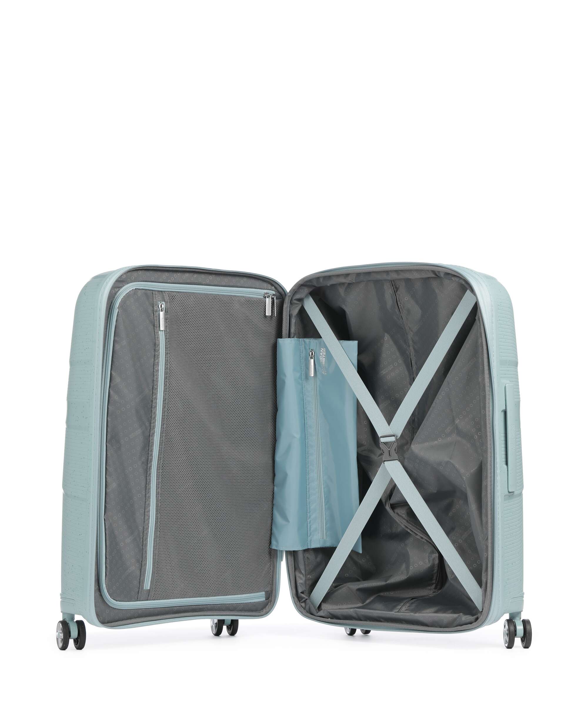 American Tourister Starvibe Spinner (4 wheels) azzurro speckles - Image 6