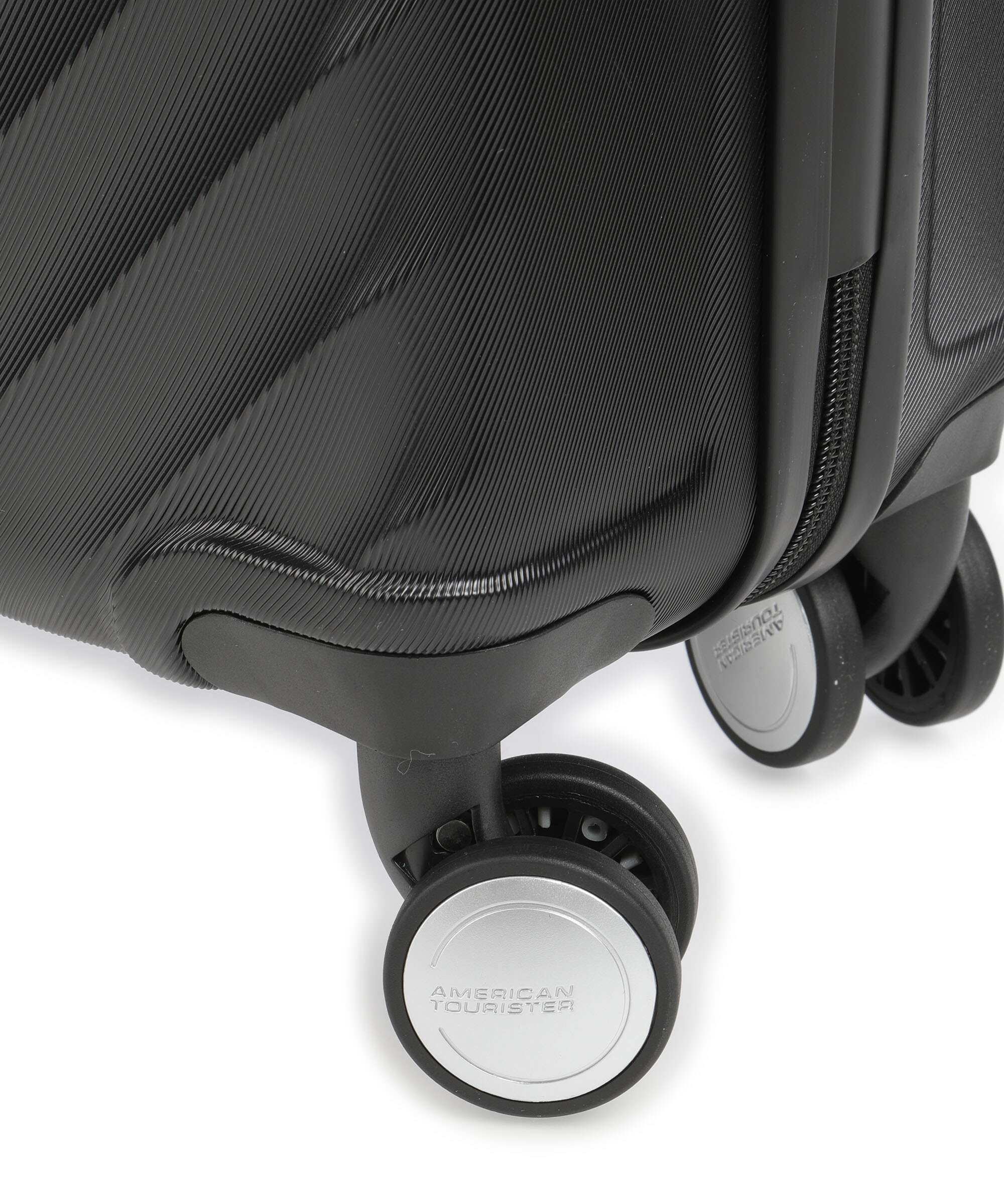 American Tourister Summer Square Spinner (4 wheels) black - Image 4