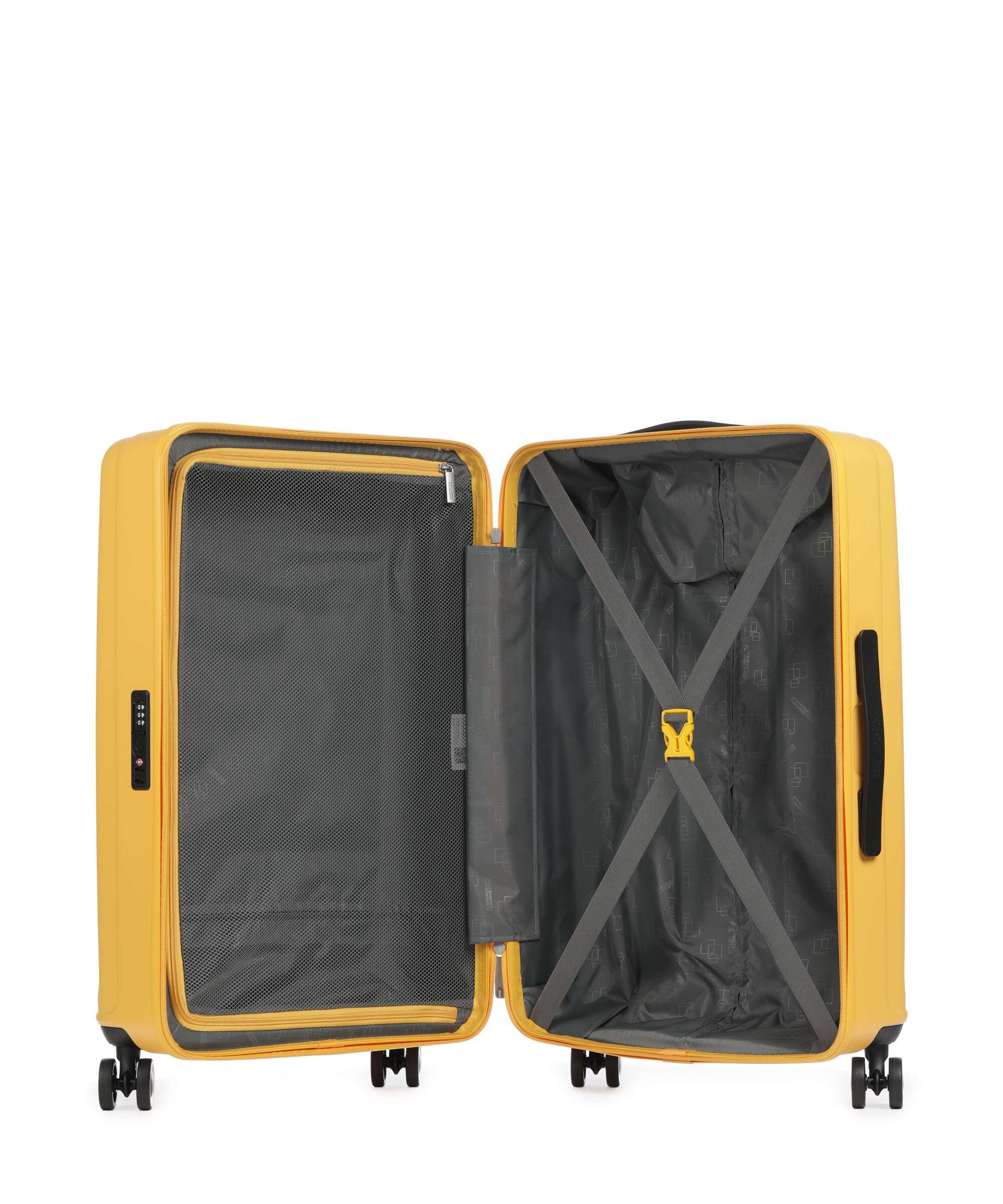 American Tourister Sunset Hills Suitcase set (4 wheels) lemon yellow - Image 5