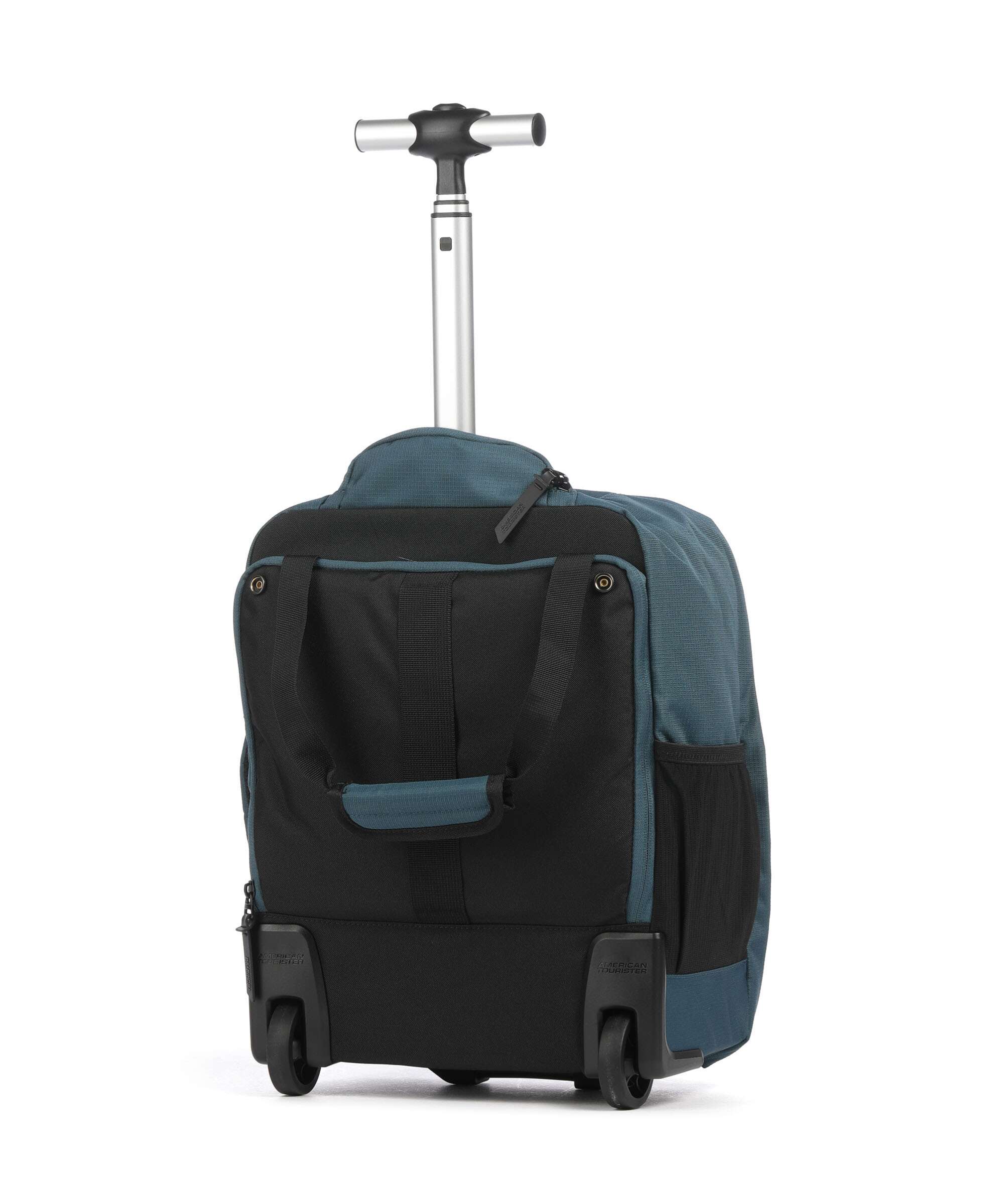 American Tourister Take2Cabin Backpack with wheels harbor blue - Image 2