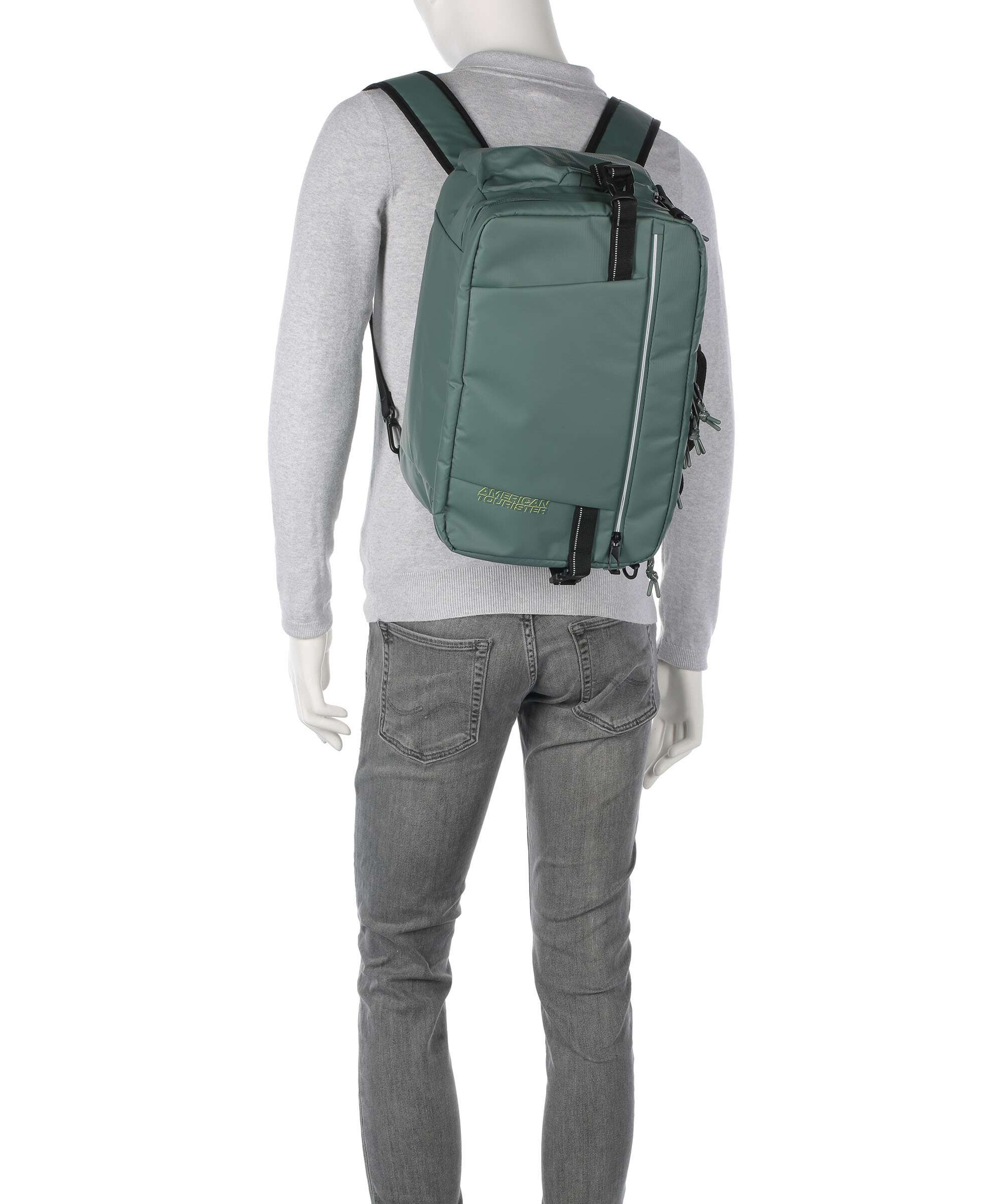 American Tourister Upventure Backpack bag dark forest - Image 4