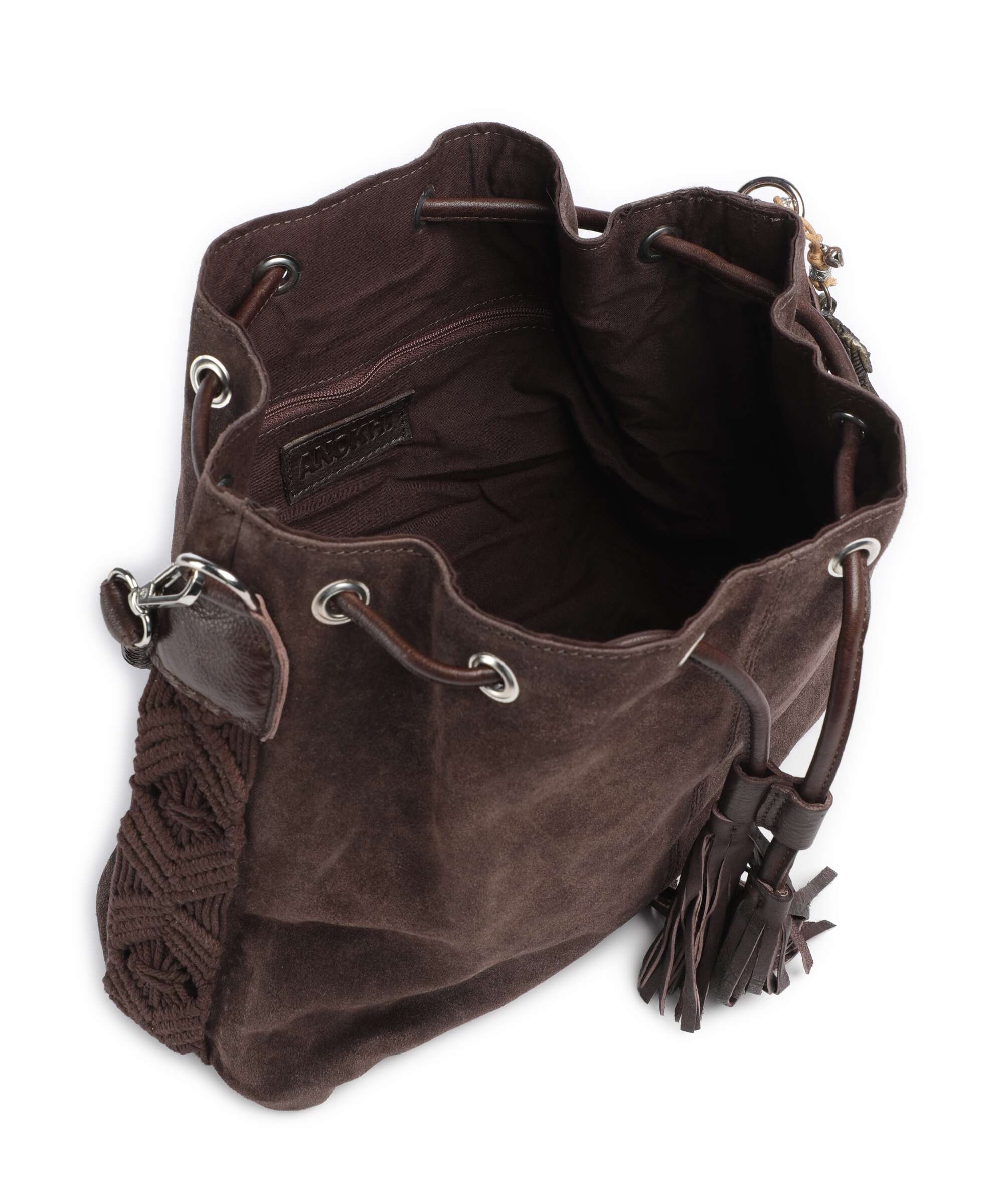 Anokhi Bucket bag chocolate - Image 6