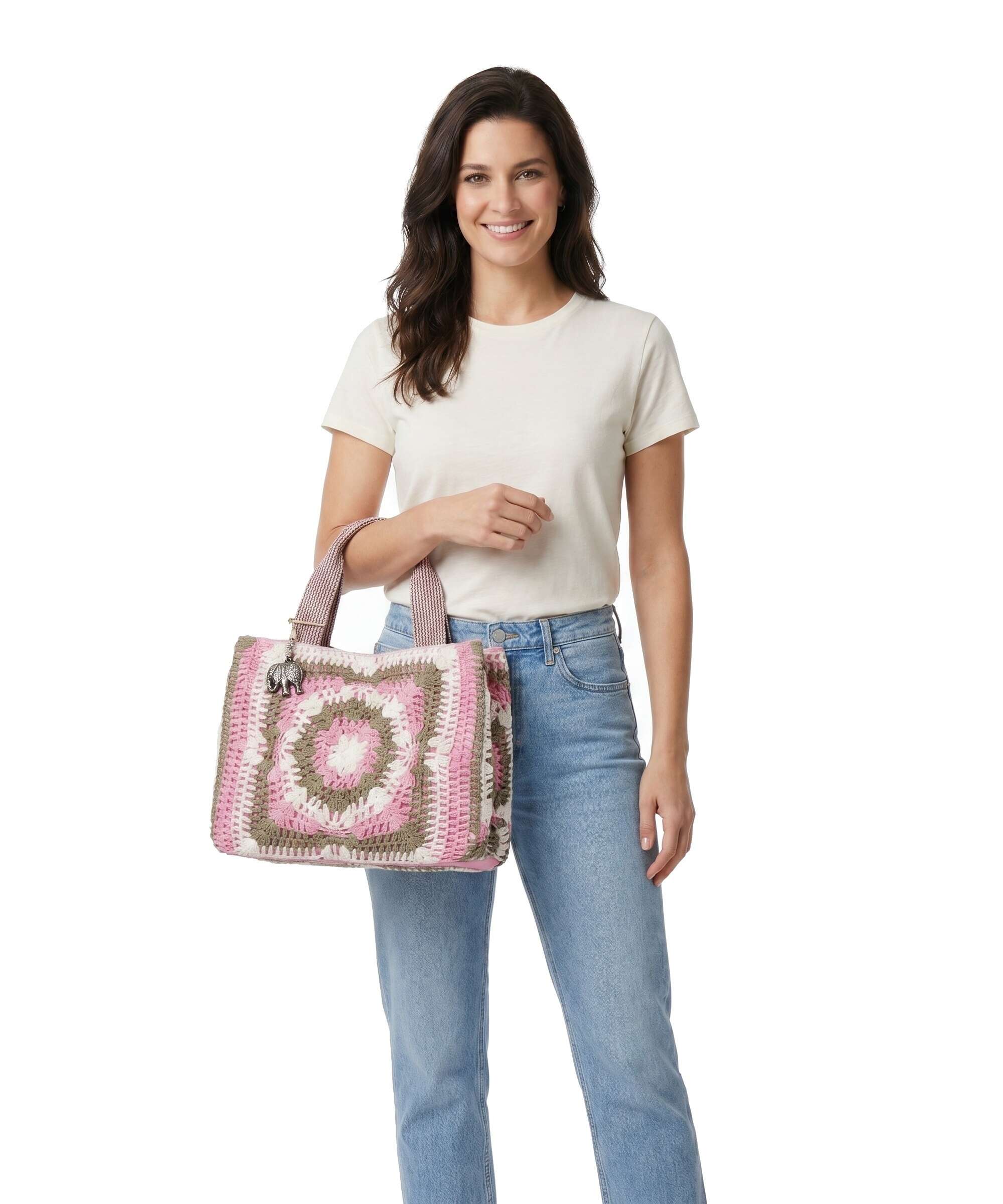 Anokhi Handbag pink - Image 3