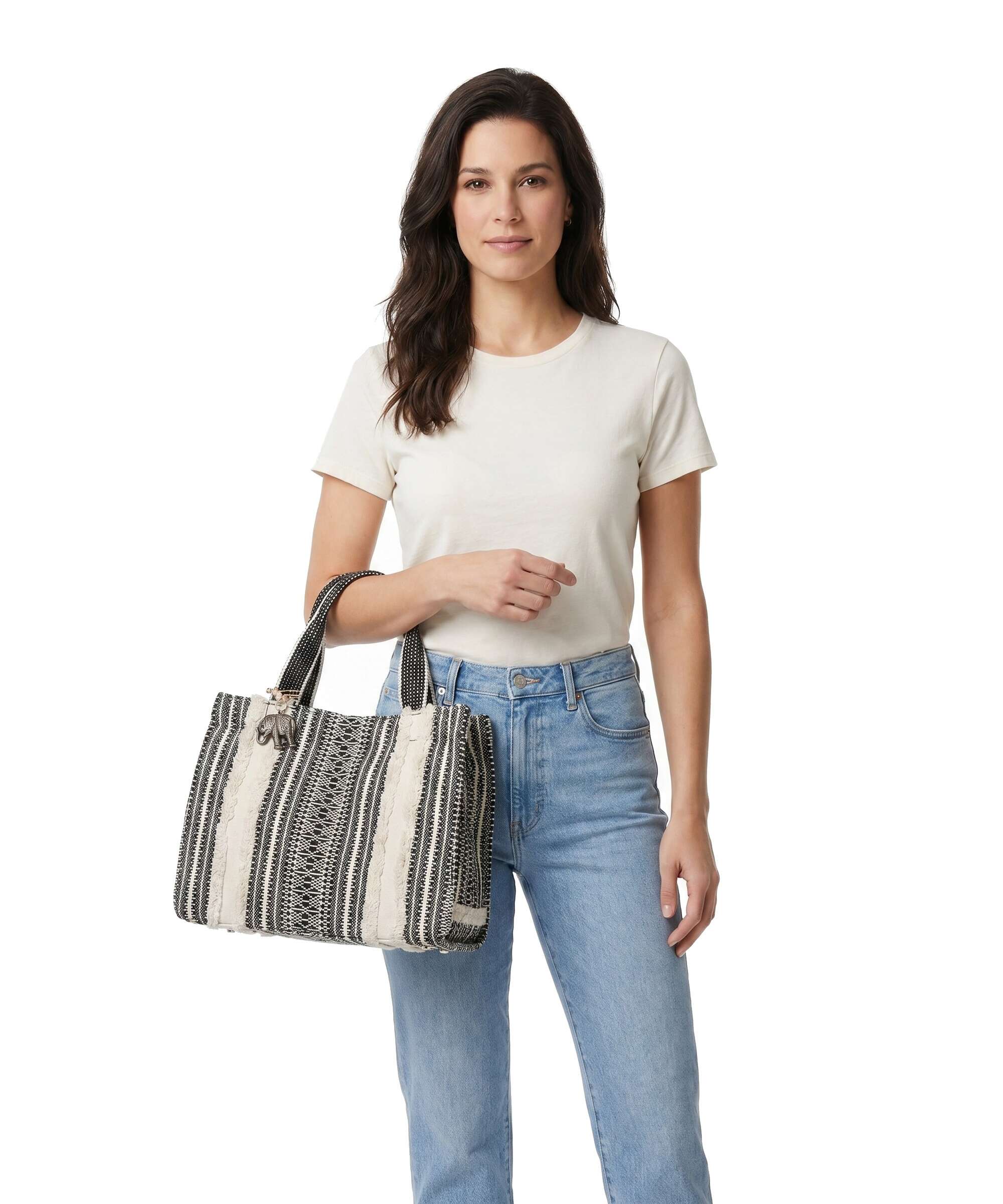 Anokhi Handbag black/white - Image 3