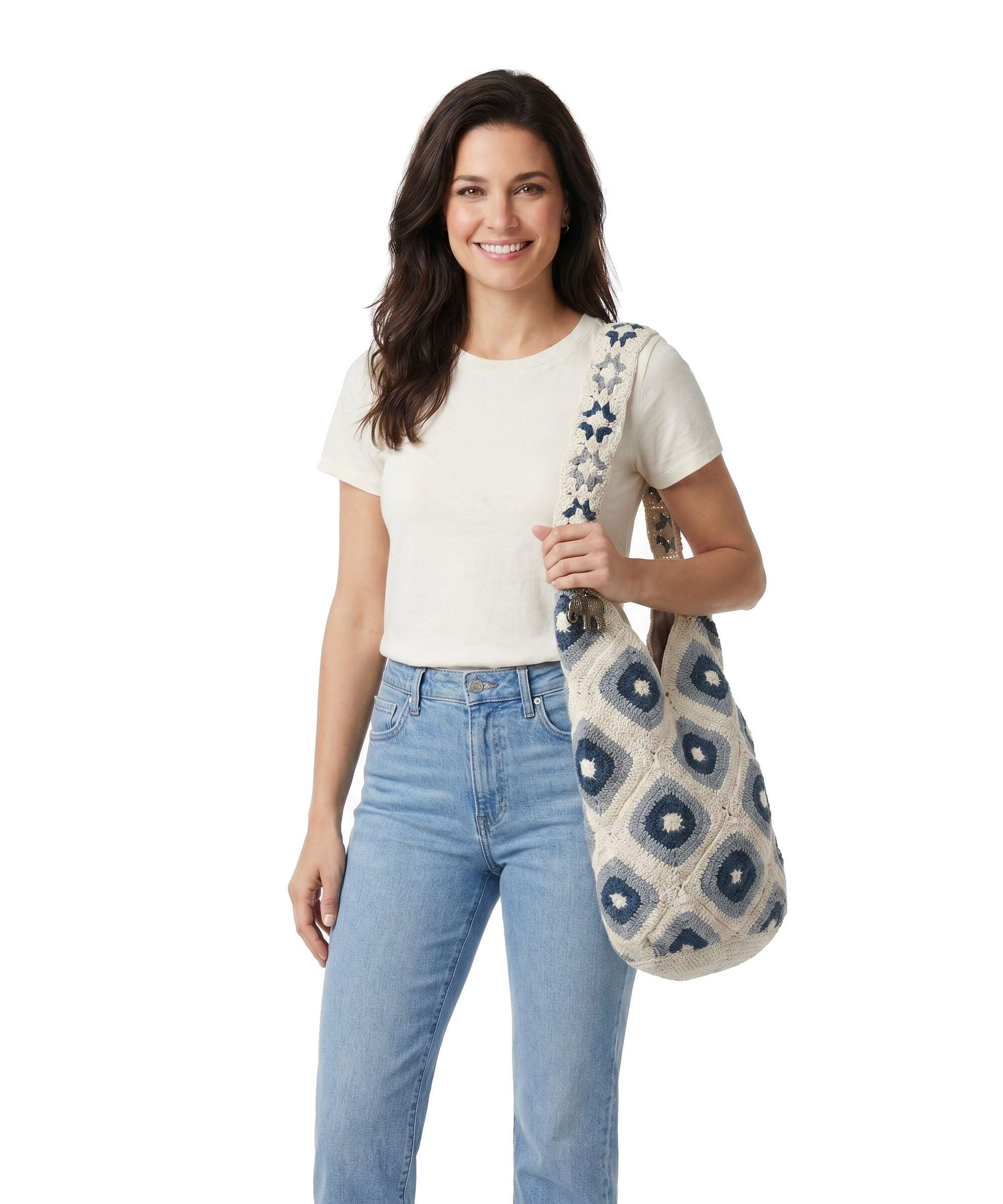 Anokhi Hobo bag blue - Image 3