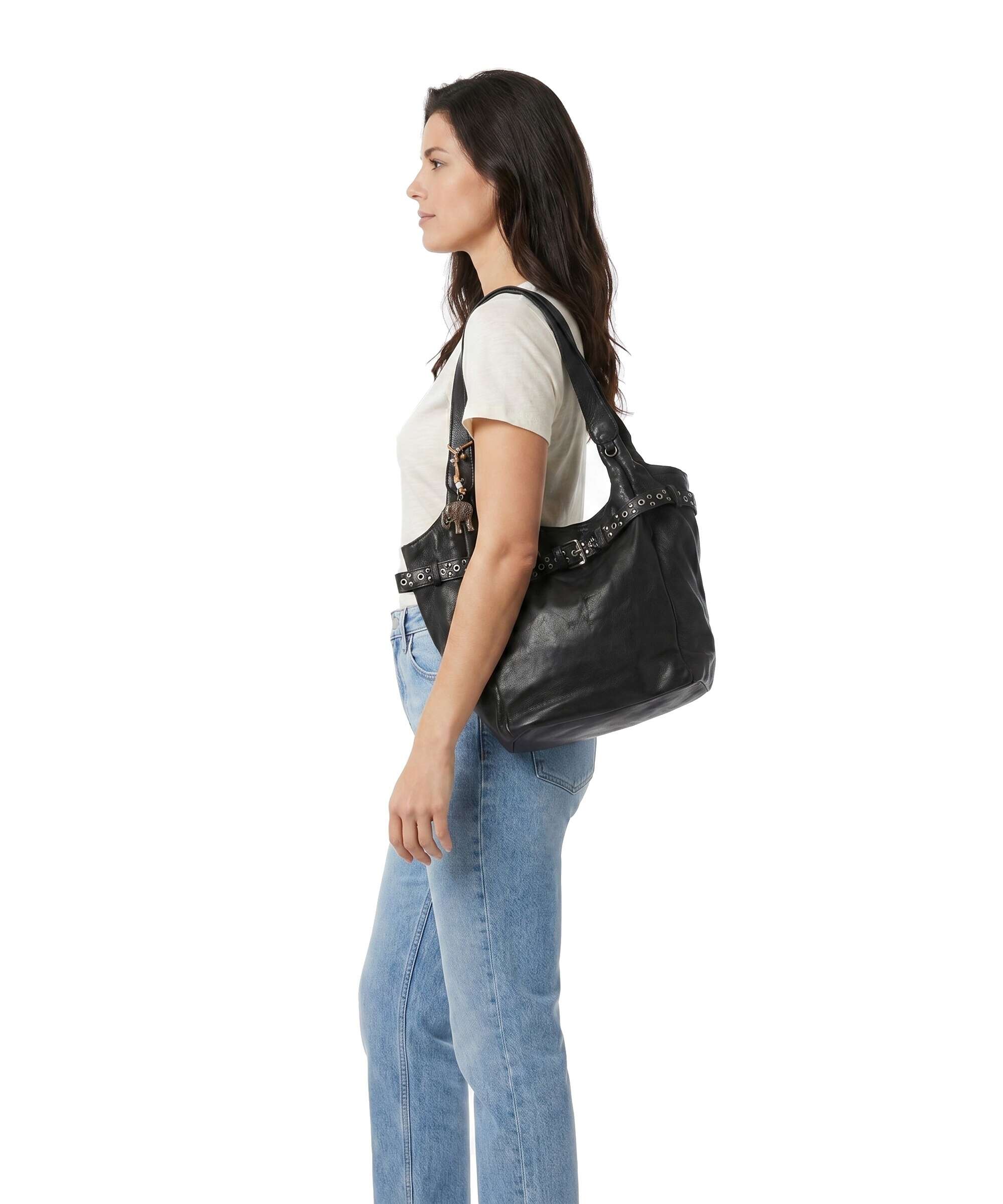 Anokhi Hobo bag black - Image 3