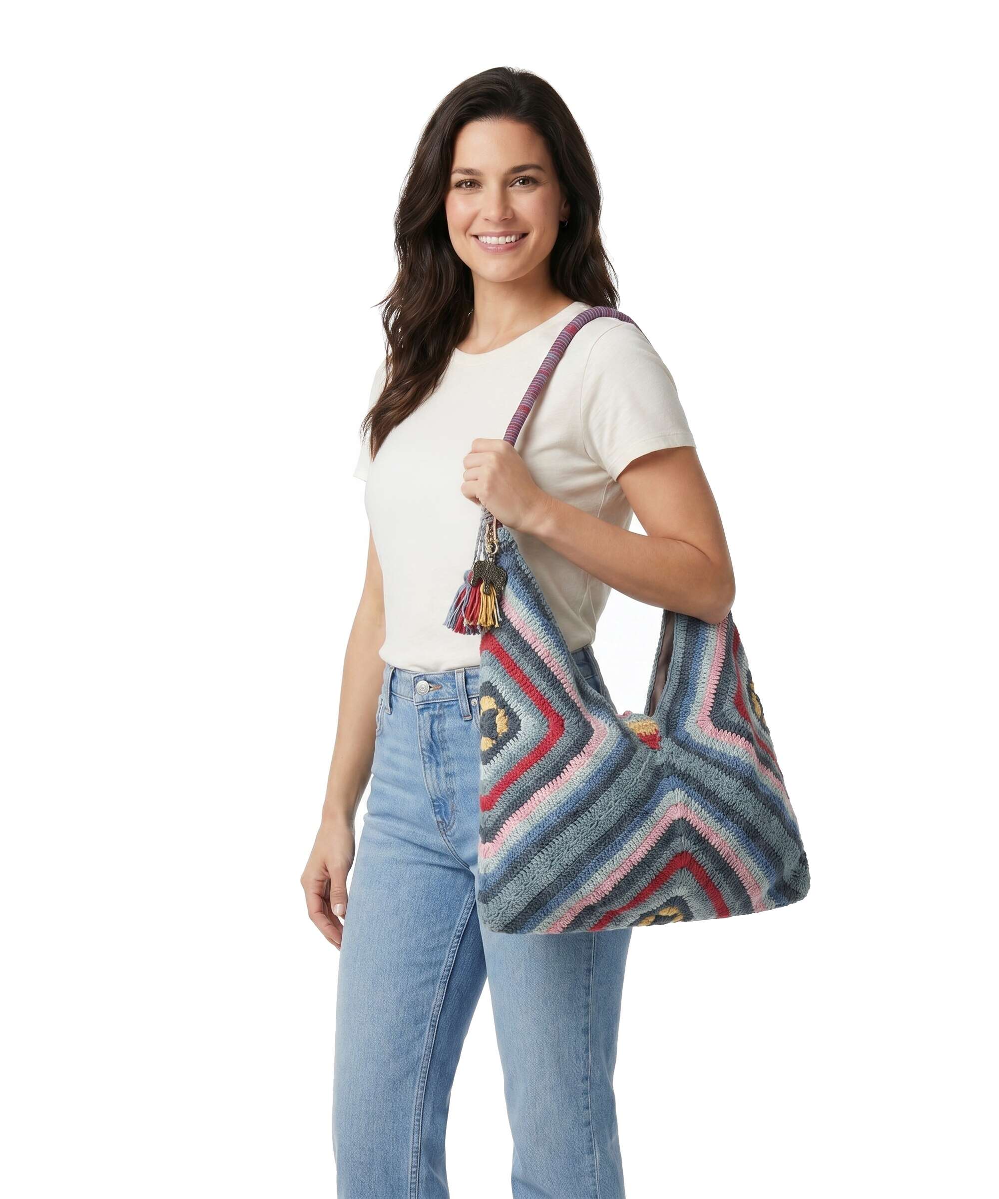 Anokhi Tote bag blue - Image 3