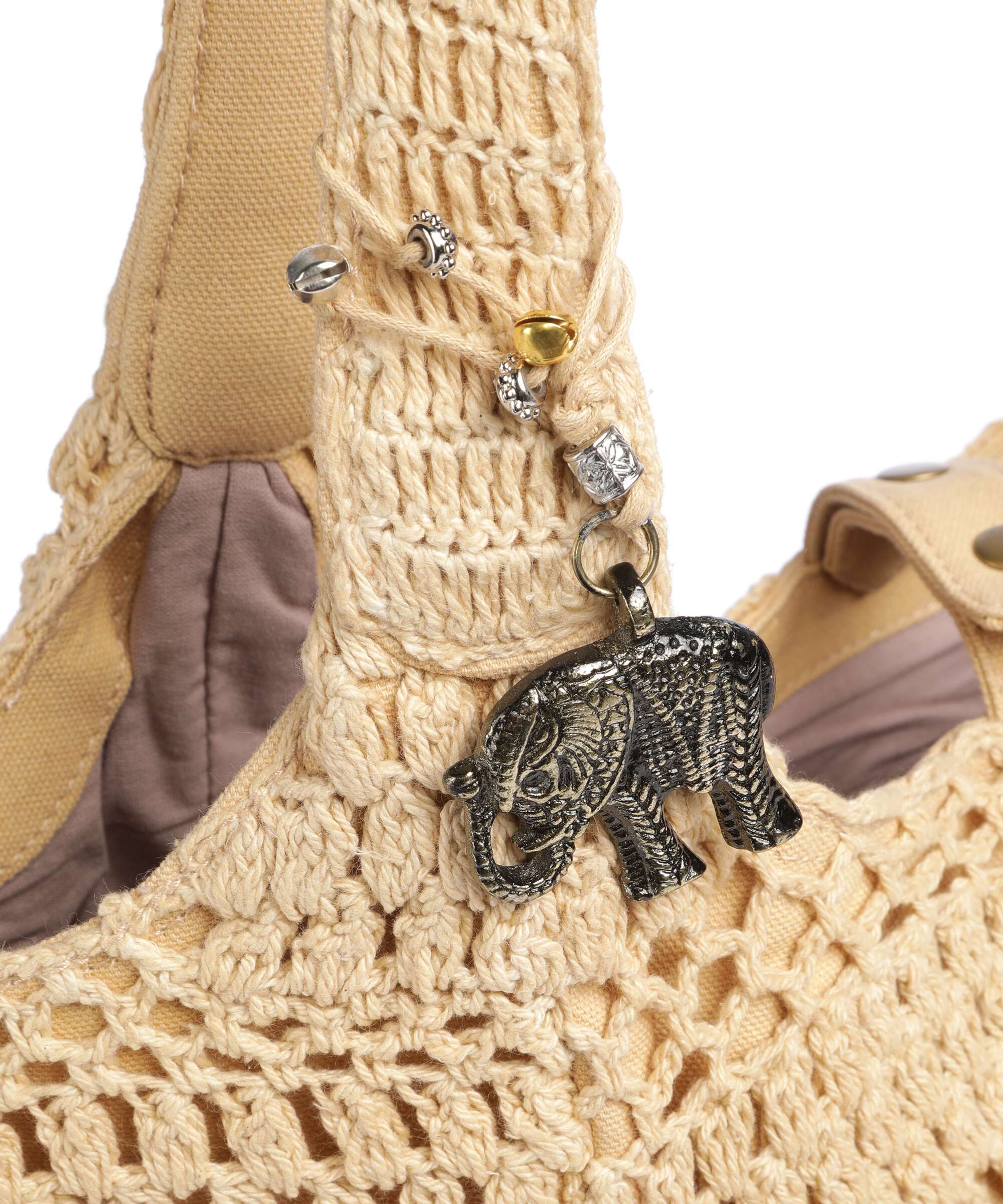 Anokhi Tote bag beige - Image 6