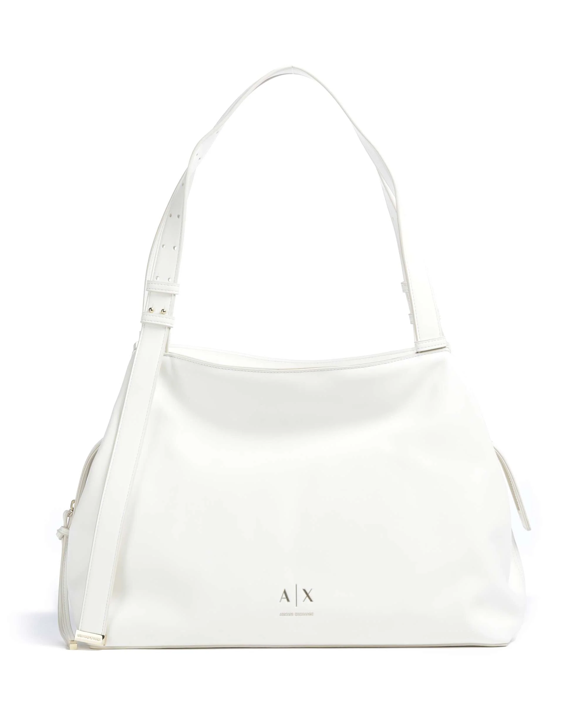 Armani Exchange Alice M Hobo bag off white