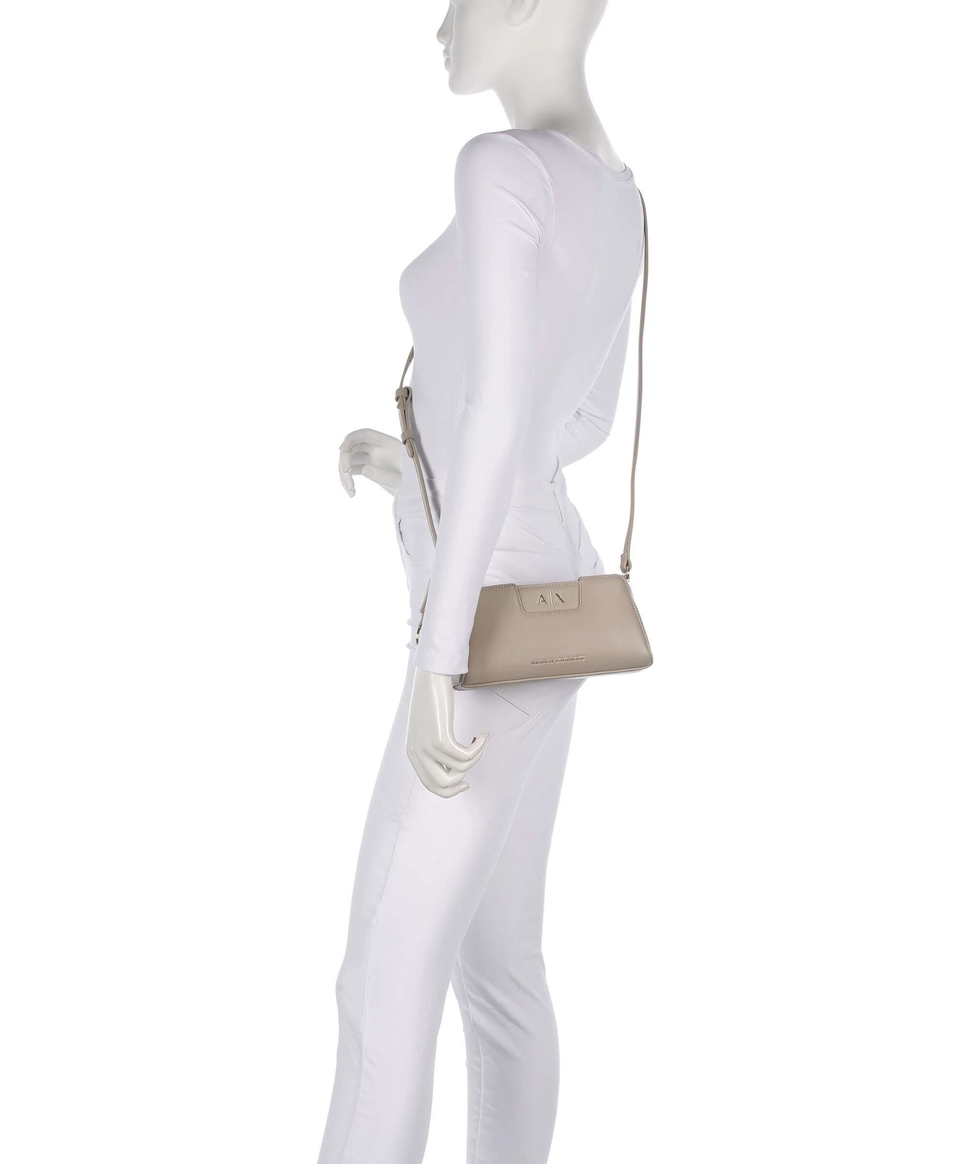 Armani Exchange Amelie Mini Crossbody bag sand - Image 3