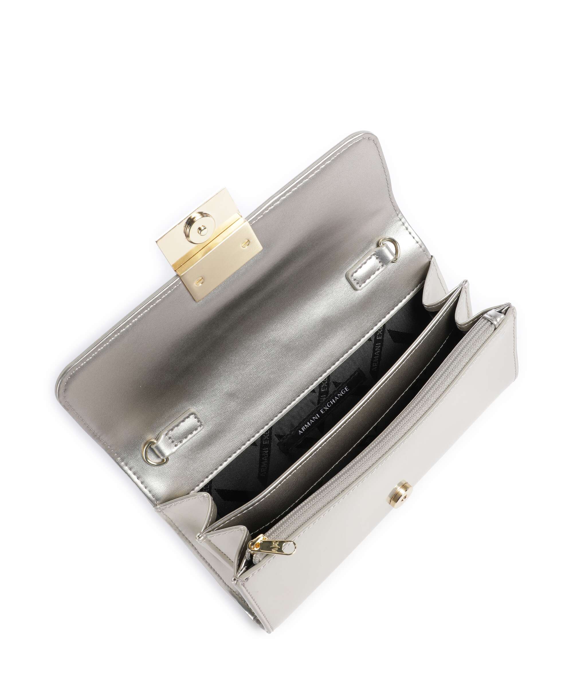 Armani Exchange Amy Crossbody bag light gold - Image 5