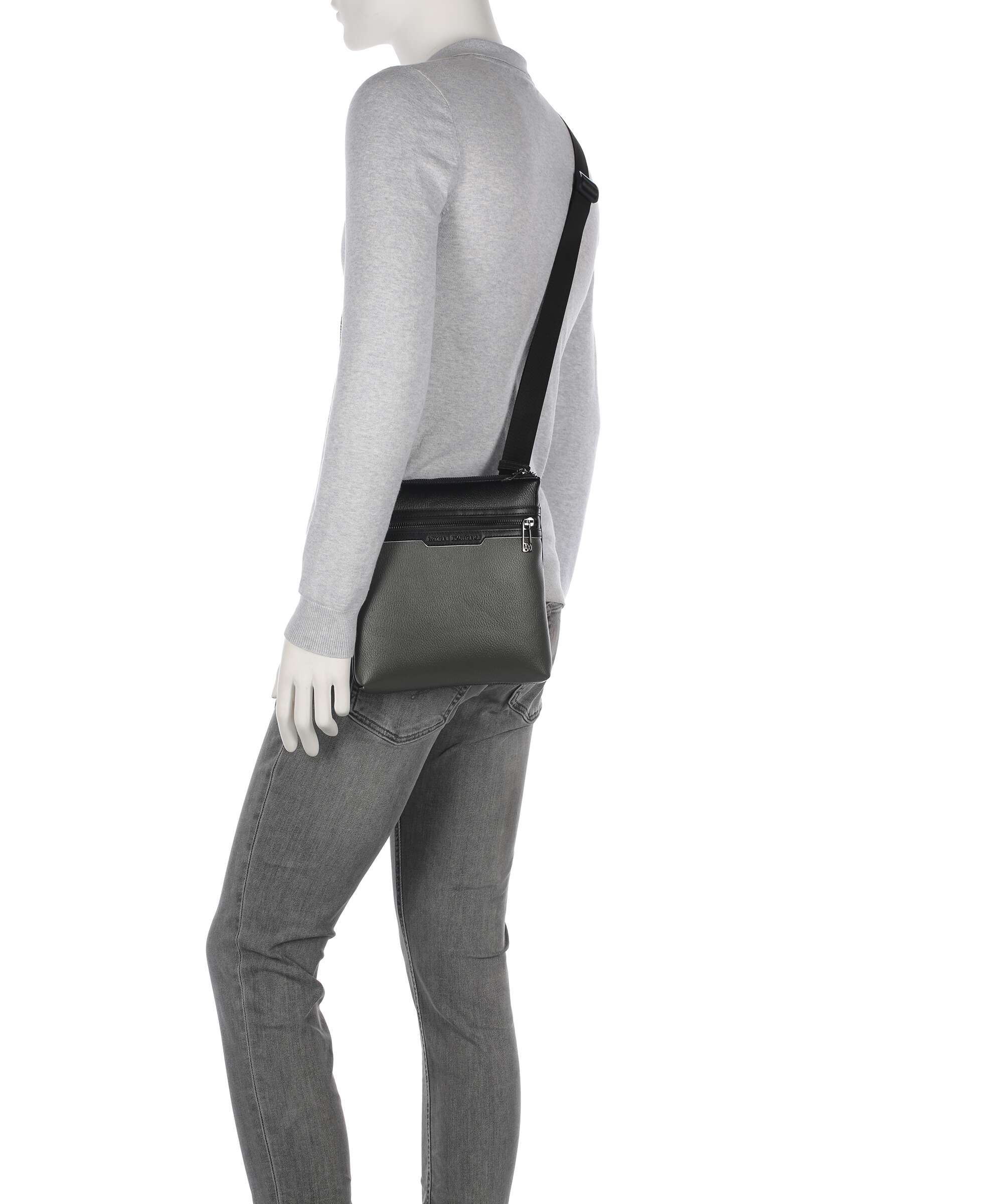 Armani Exchange Cedric Crossbody bag sage/black - Image 3