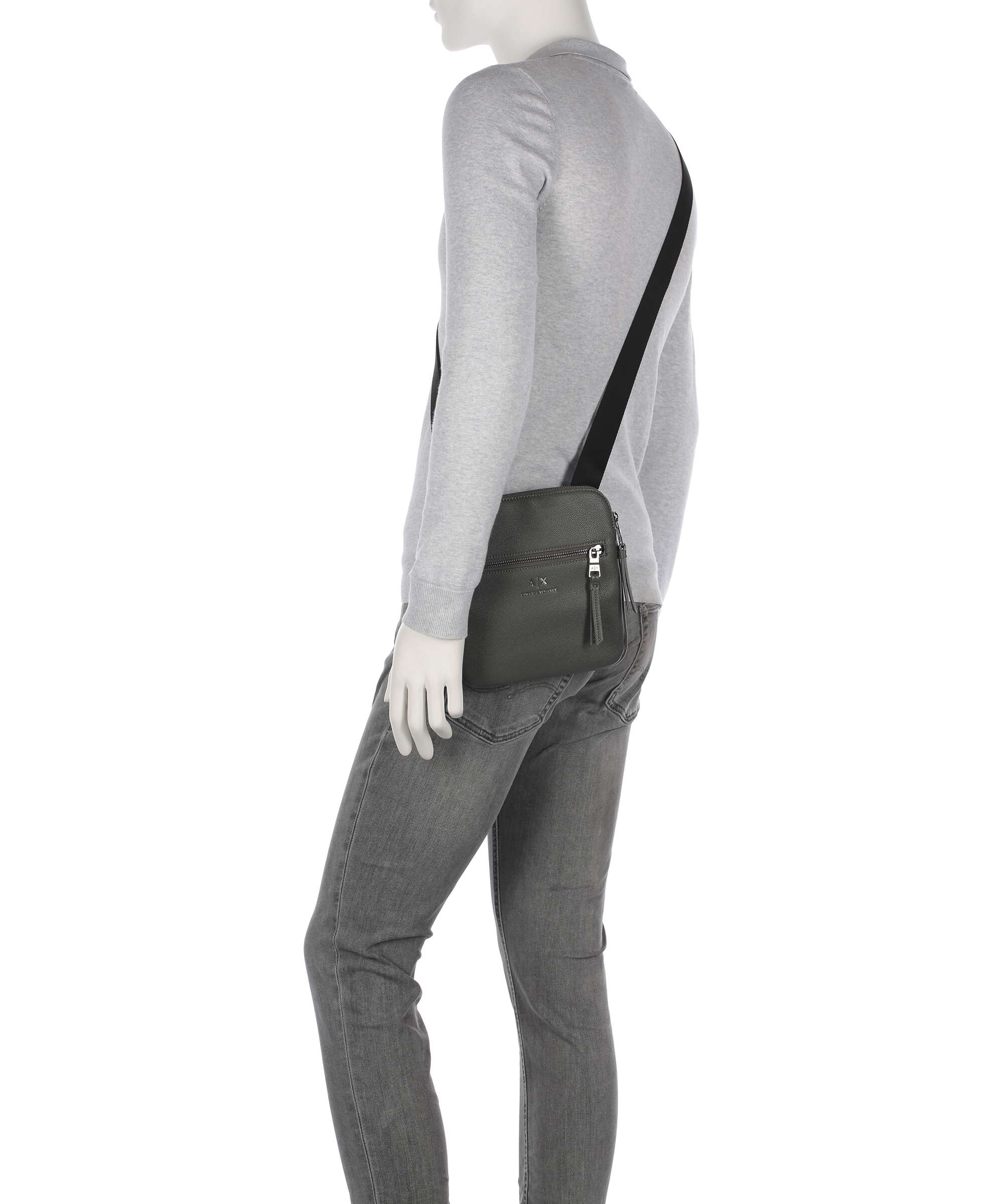 Armani Exchange Dino Crossbody bag sage - Image 3