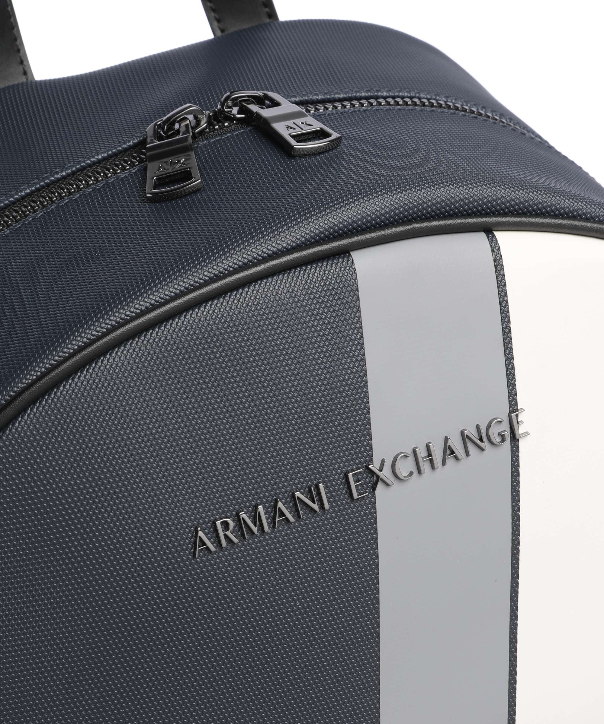Armani Exchange Dylan Backpack navy/chiseled stone/off white - Image 4