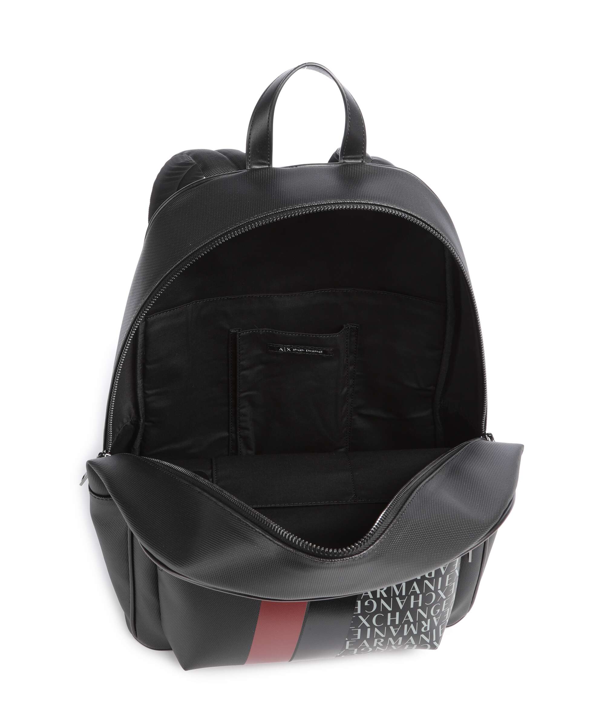 Armani Exchange Dylan Backpack black/pomegranate/black shiny - Image 5