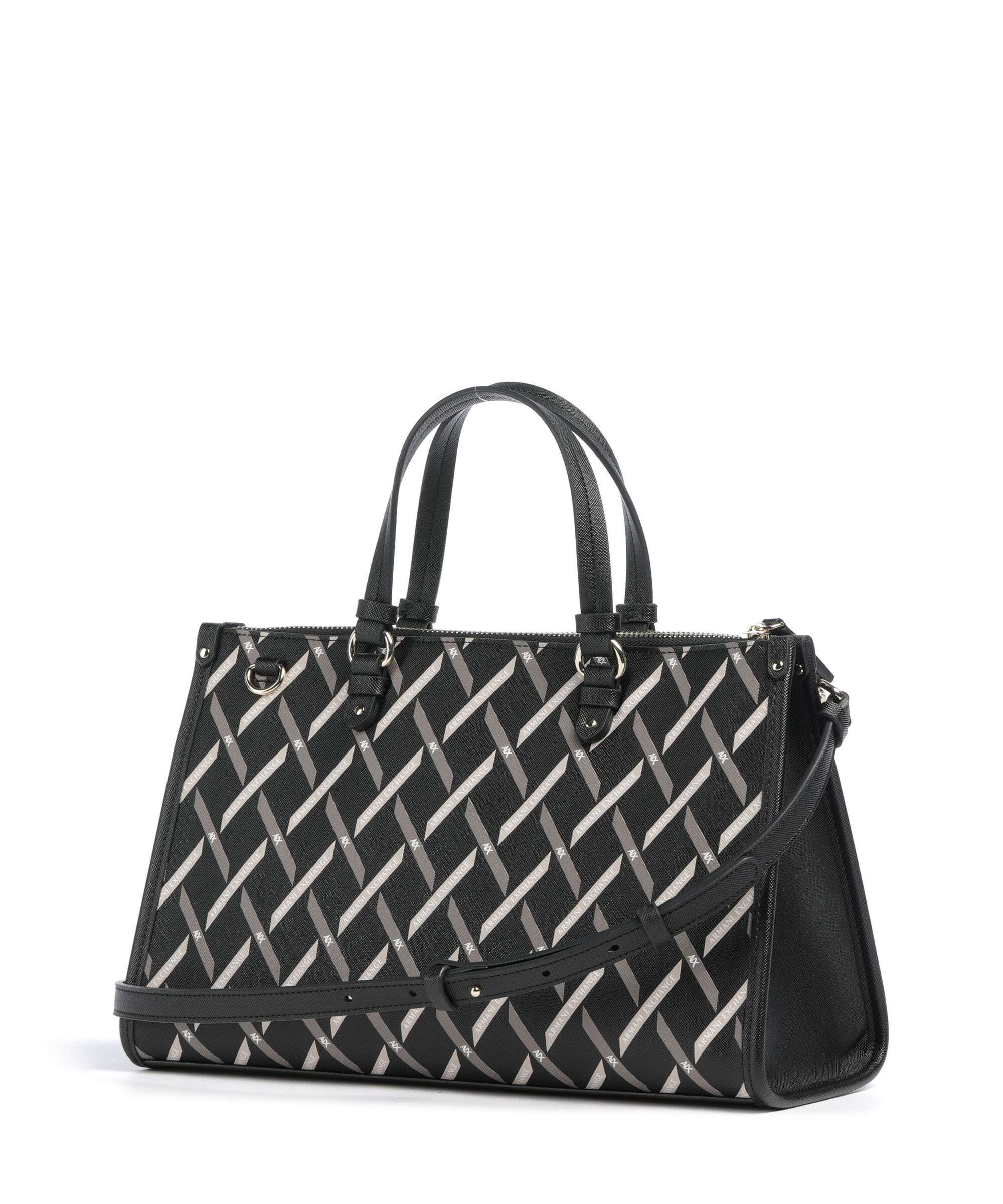 Armani Exchange Gynger Logo M Handbag black - Image 2