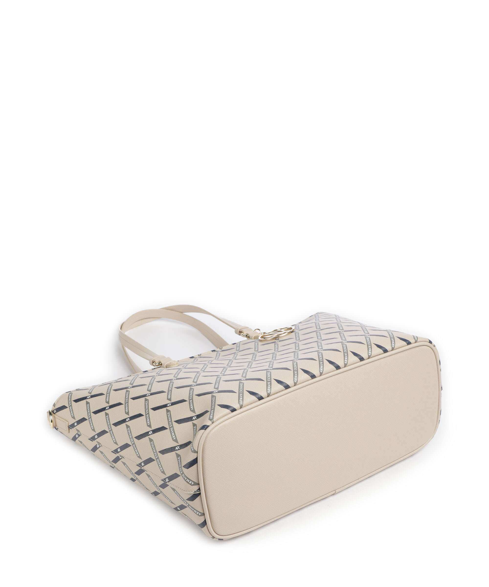 Armani Exchange Gynger Logo M Tote bag sound sand - Image 5