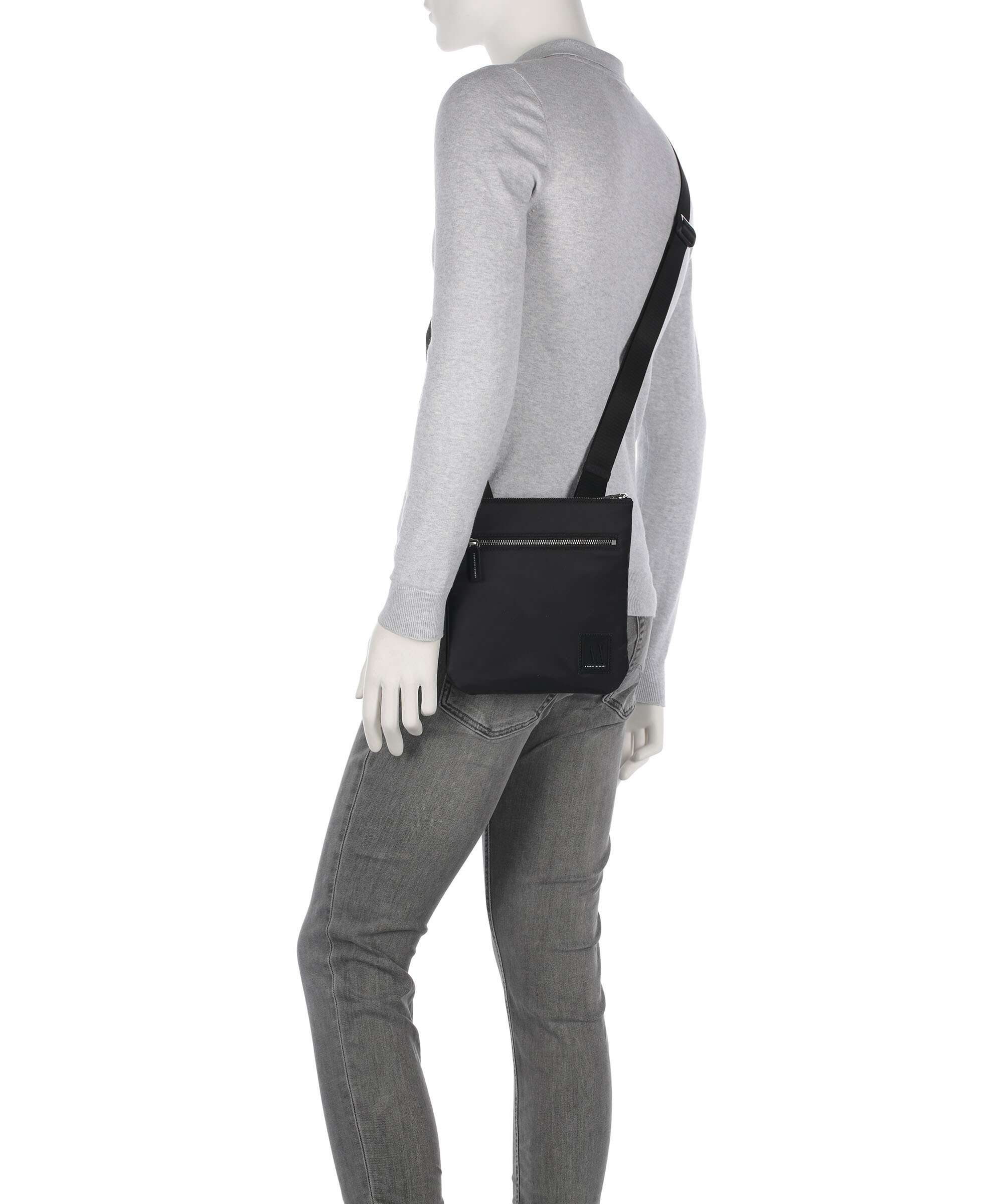 Armani Exchange Icon Crossbody bag black - Image 3