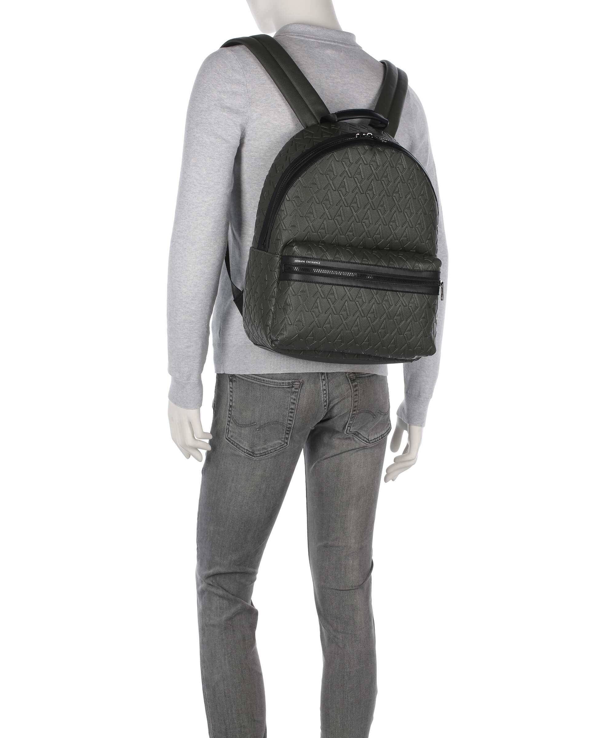 Armani Exchange Liam Backpack sage - Image 3