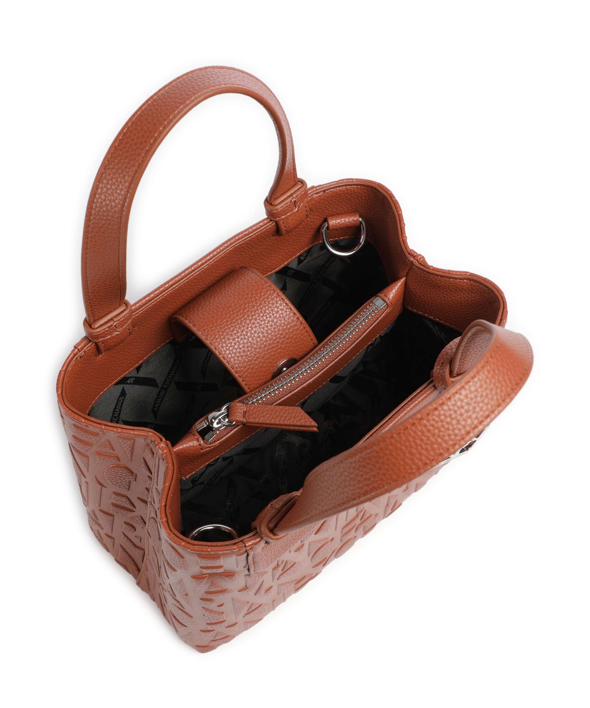 Armani Exchange Liz Monogram S Handbag coconut shell - Image 6