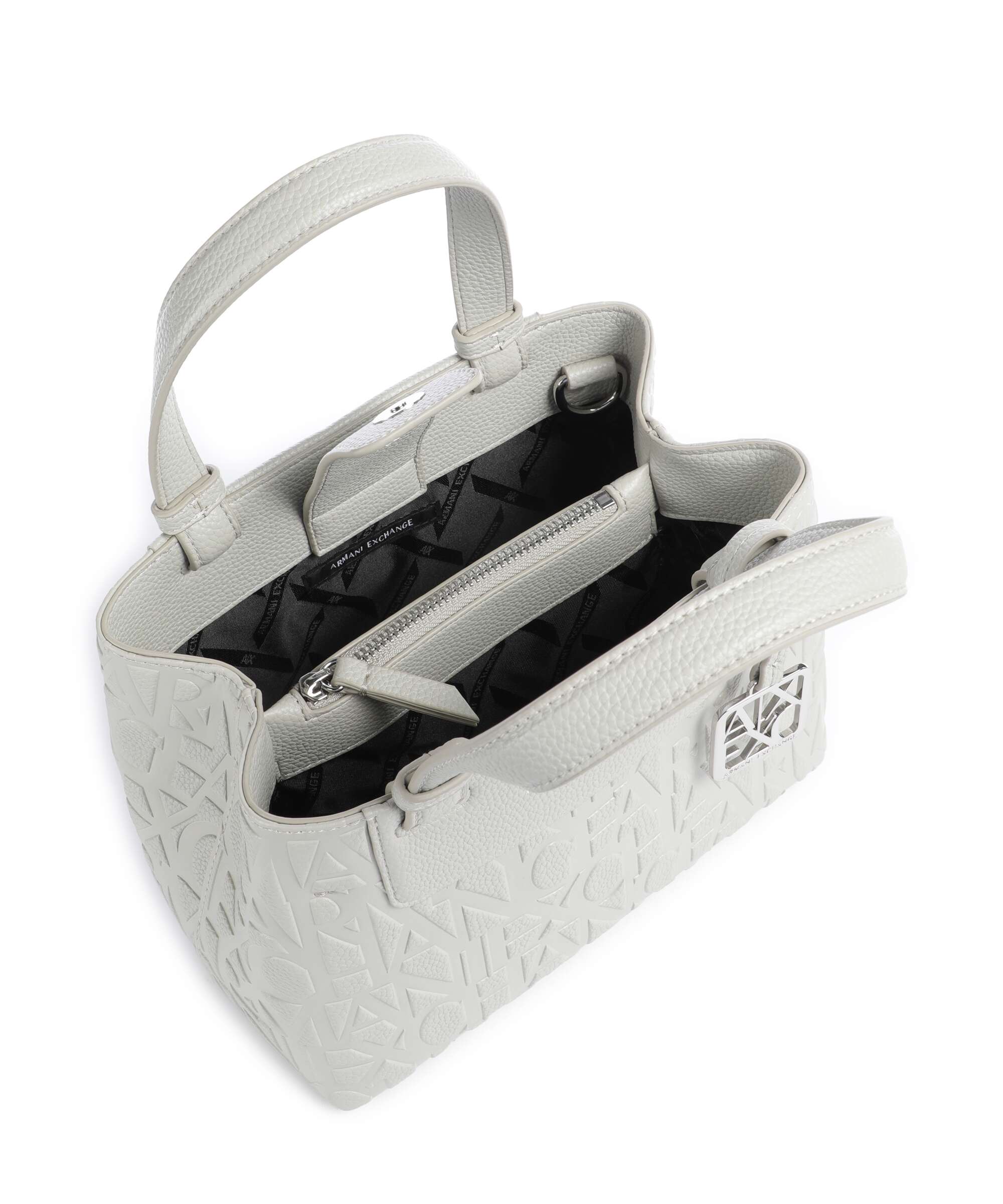 Armani Exchange Liz Monogram S Handbag dust - Image 6