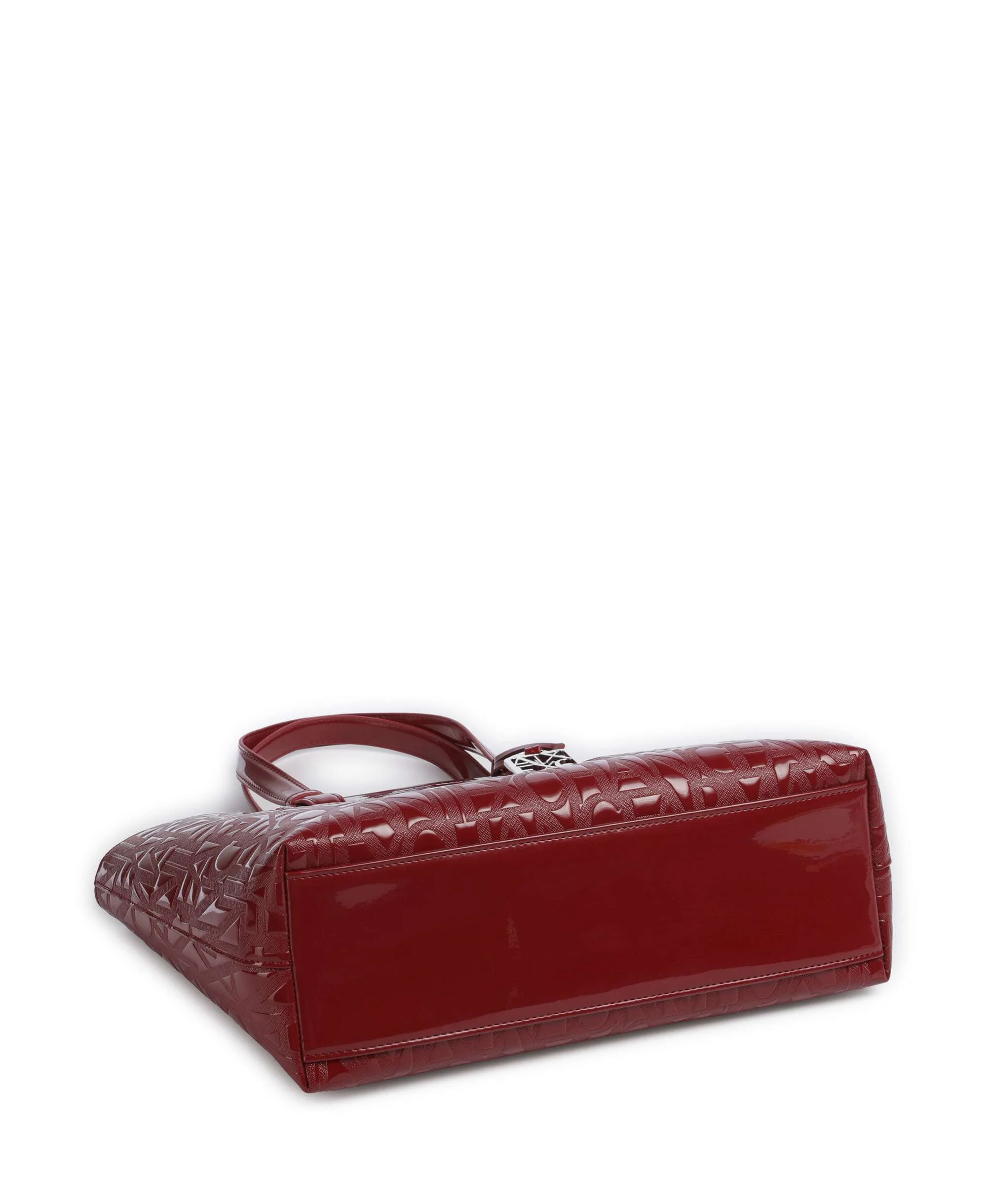 Armani Exchange Liz Patent M Tote bag red dahlia - Image 4