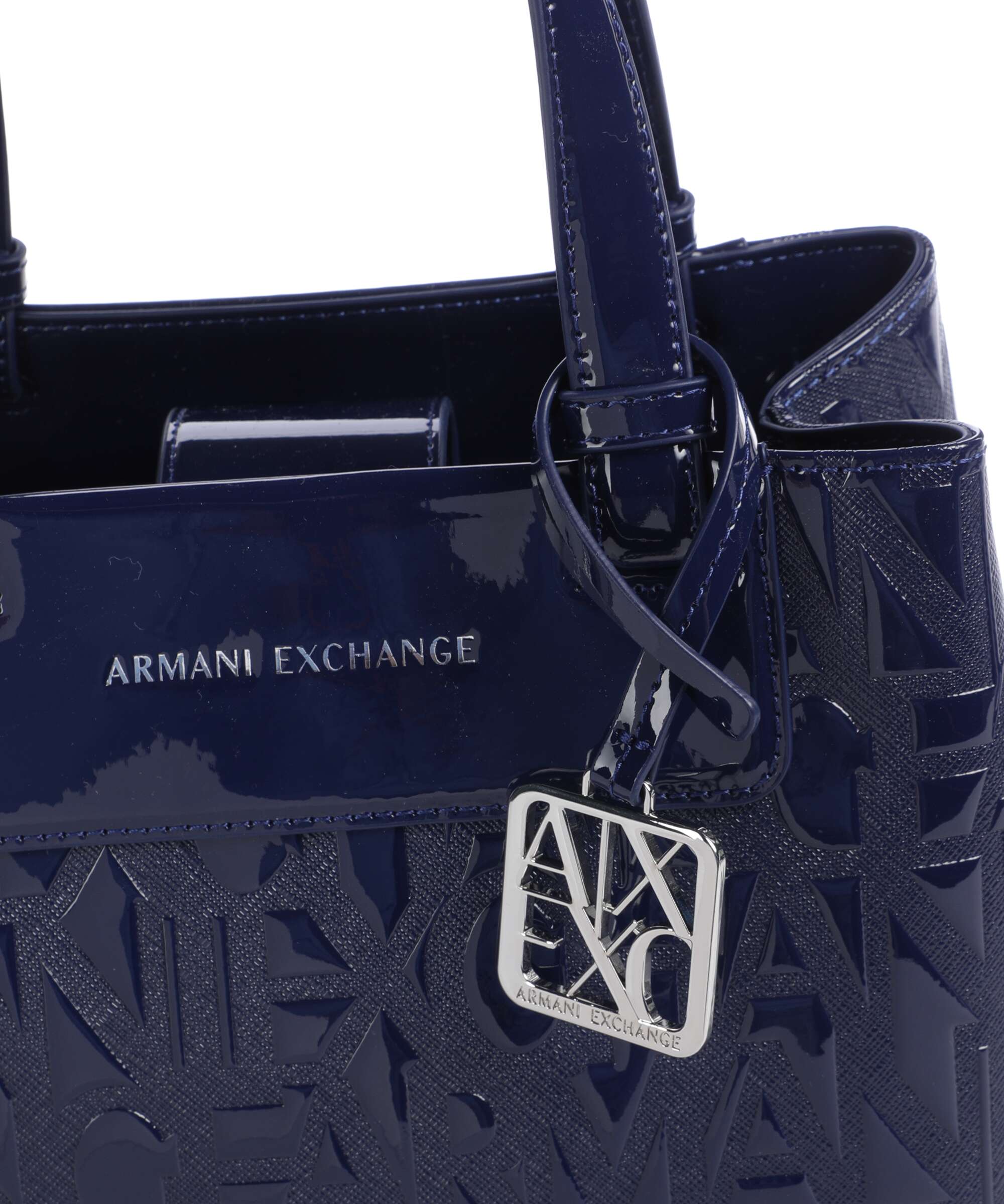 Armani Exchange Liz Patent S Handbag abyss - Image 4