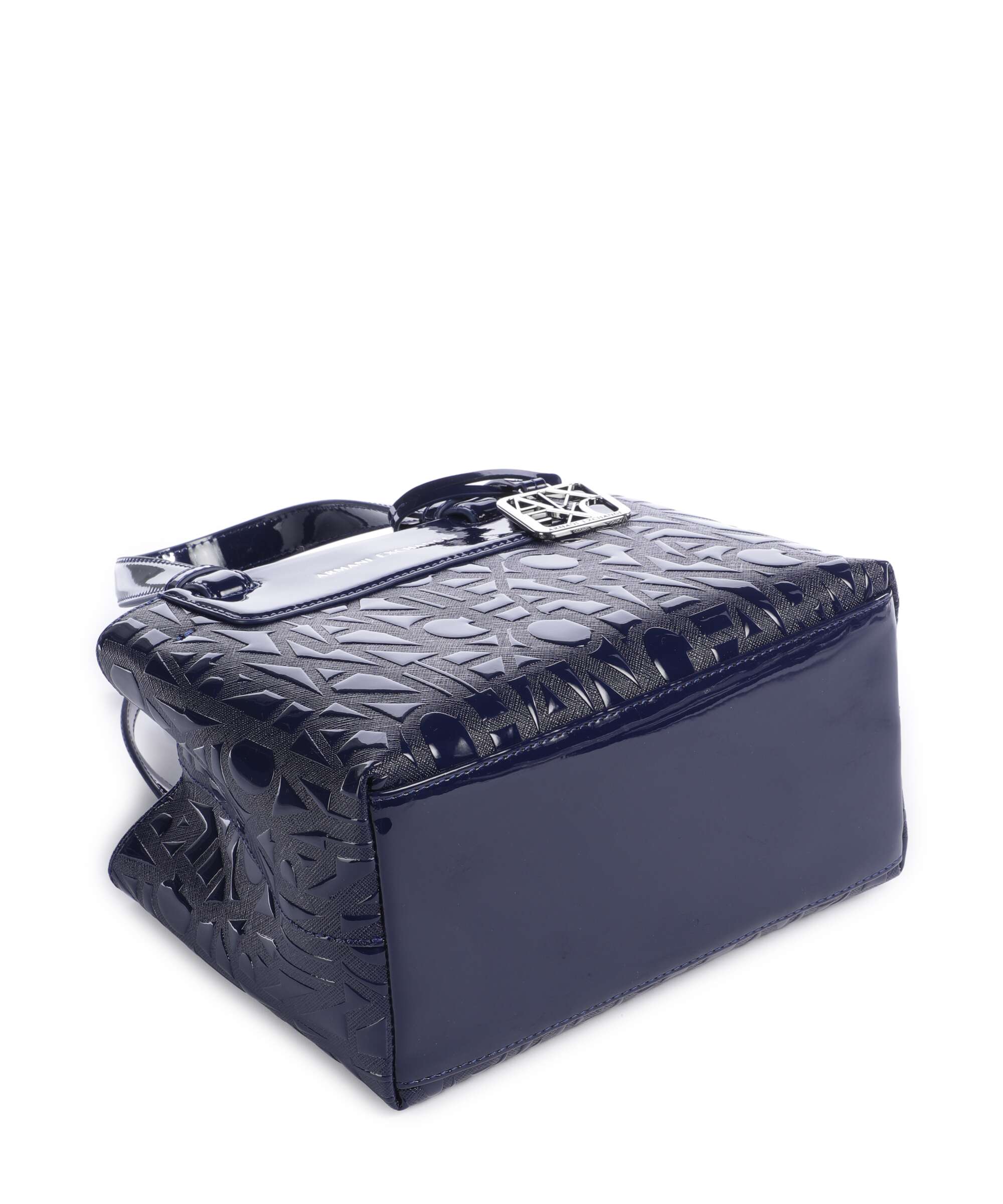Armani Exchange Liz Patent S Handbag abyss - Image 5