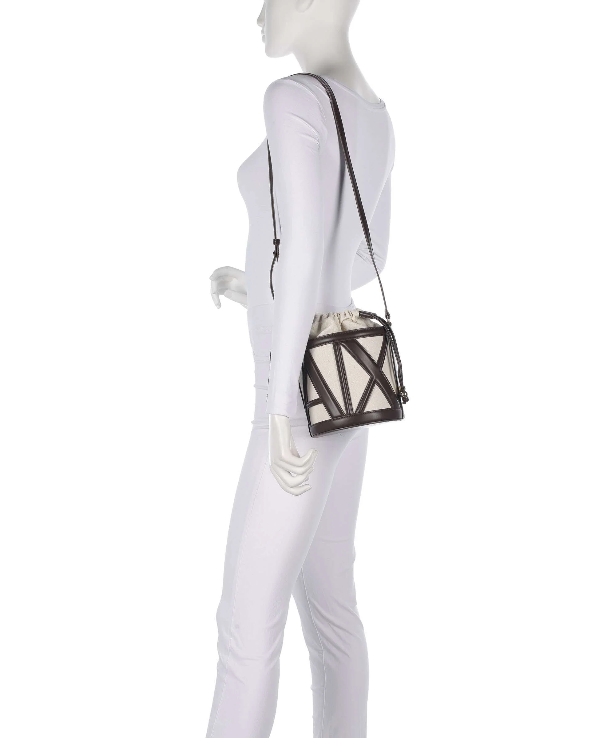 Armani Exchange Marisol Bucket bag natural/dusk shade - Image 3