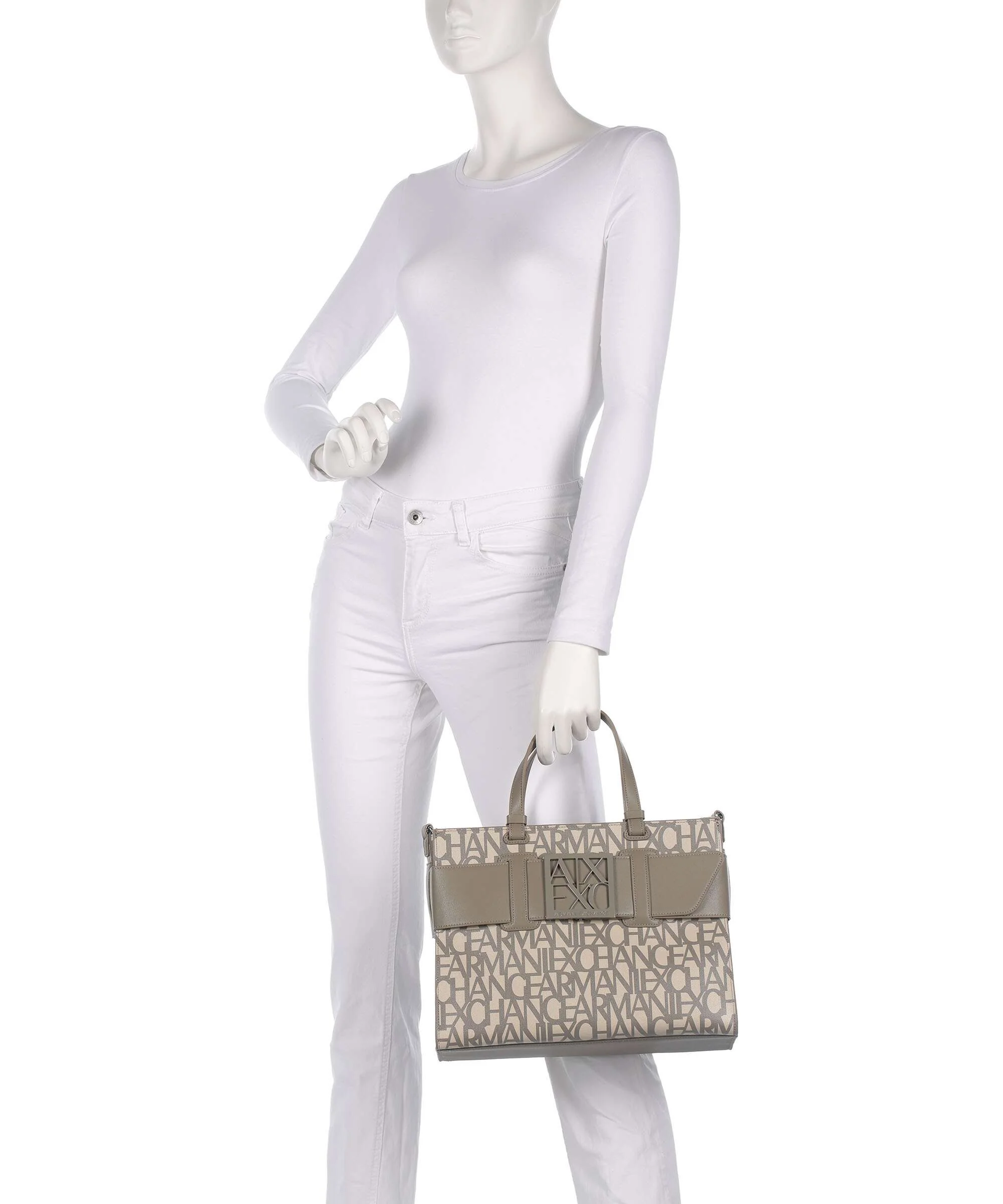 Armani Exchange Susy Handbag sound sand/brown bass - Image 3
