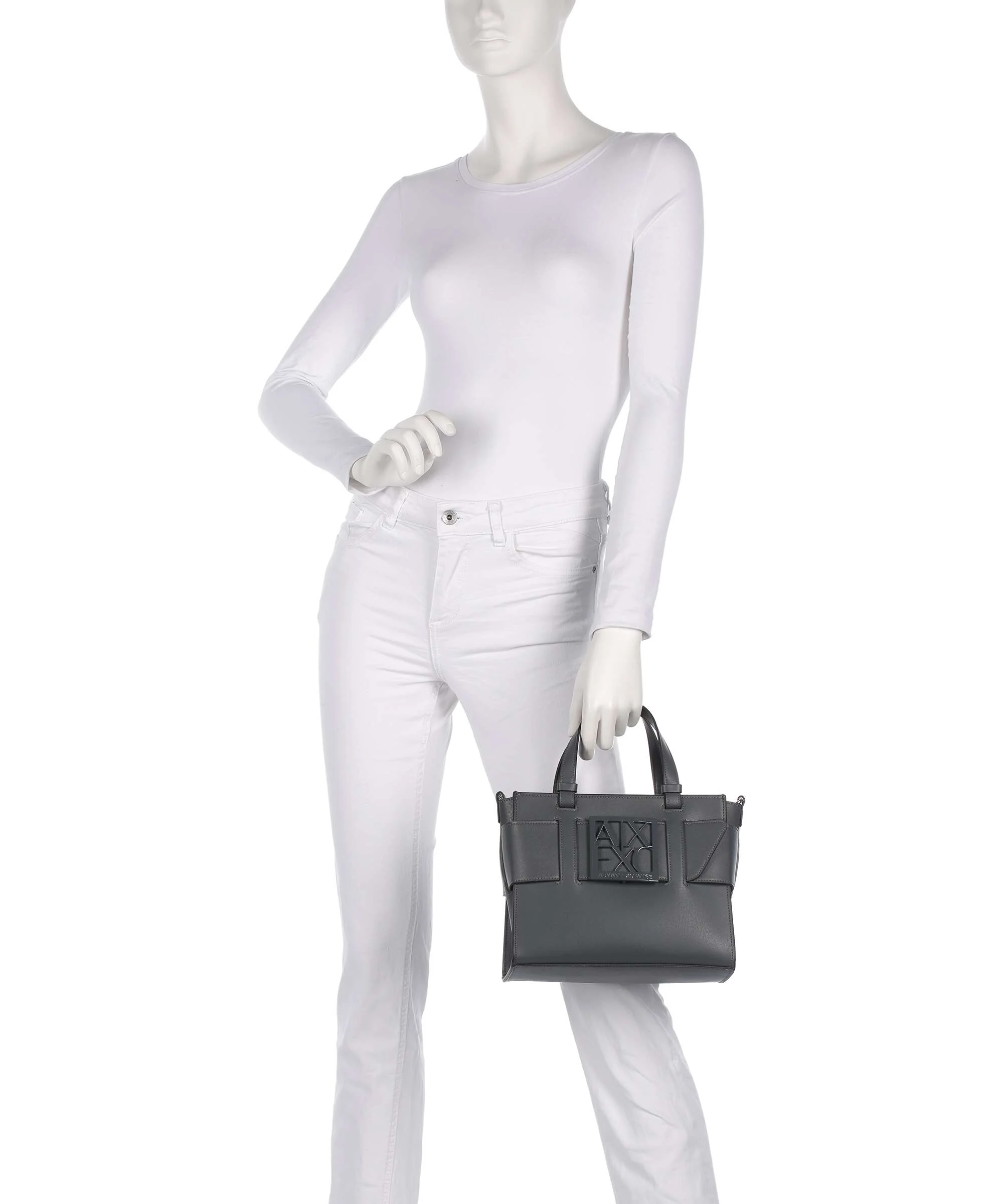 Armani Exchange Susy M Handbag chill steel - Image 3