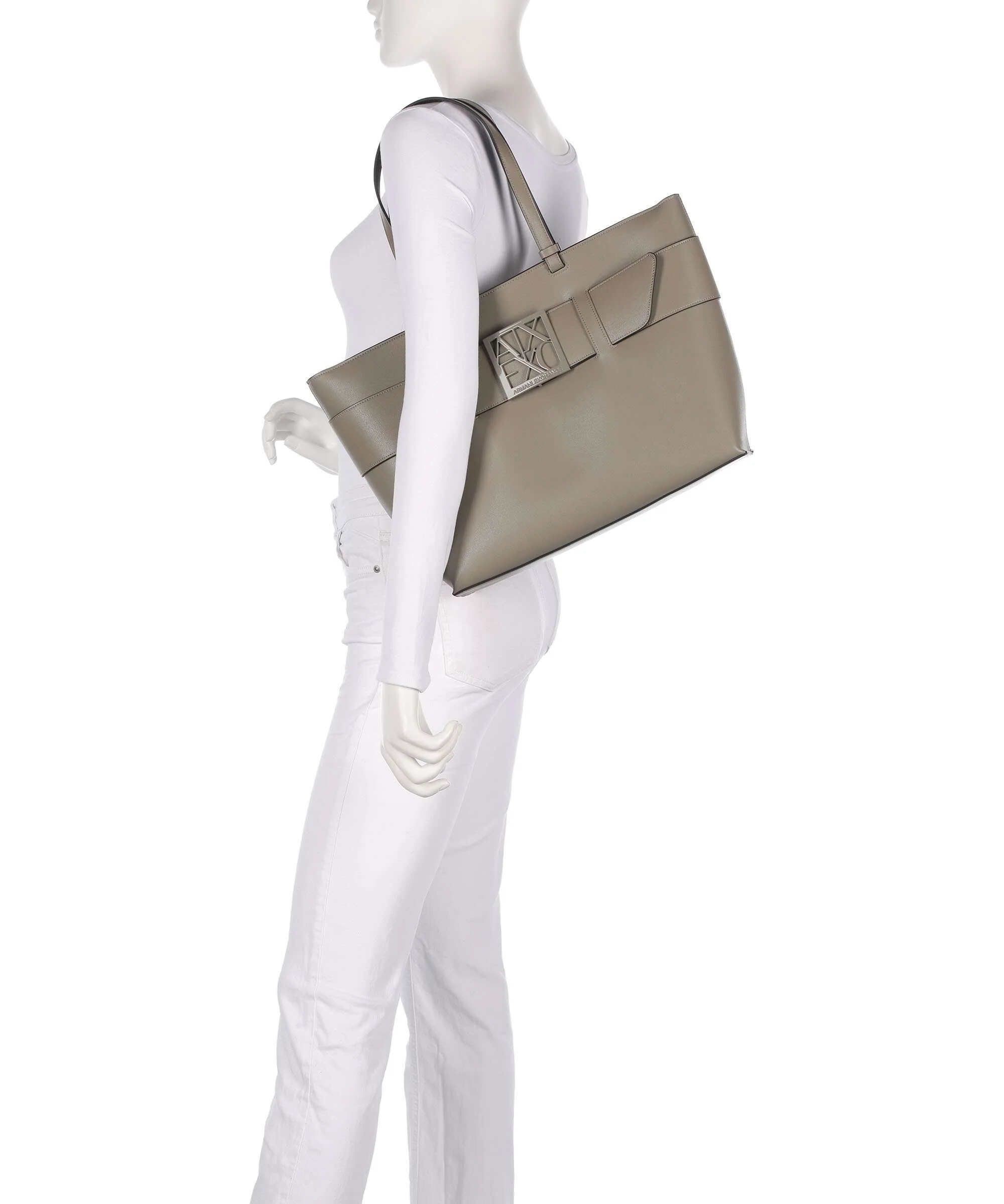 Armani Exchange Susy M Tote bag brown bass - Image 3