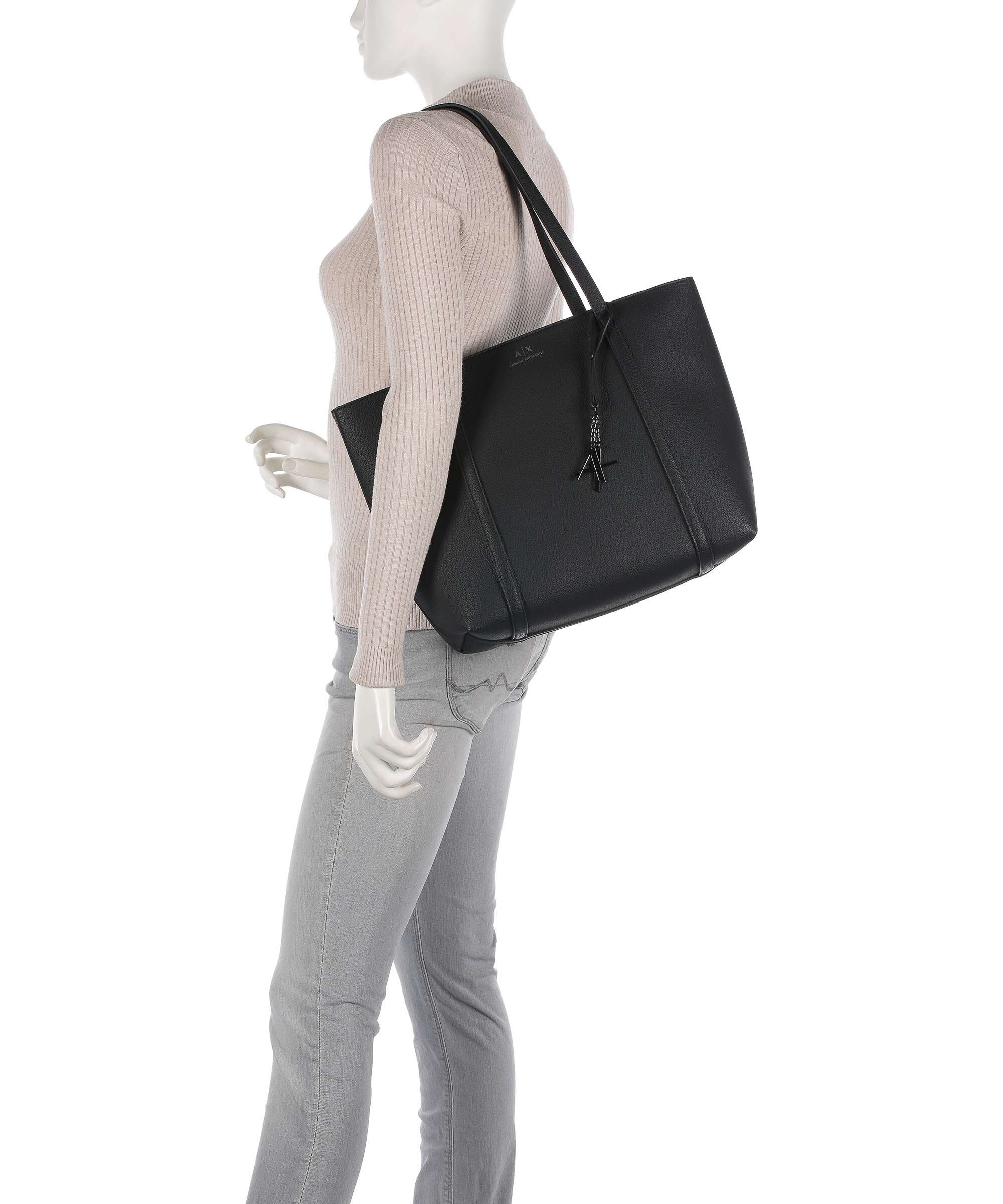 Armani Exchange Sylvie Tote bag black - Image 3