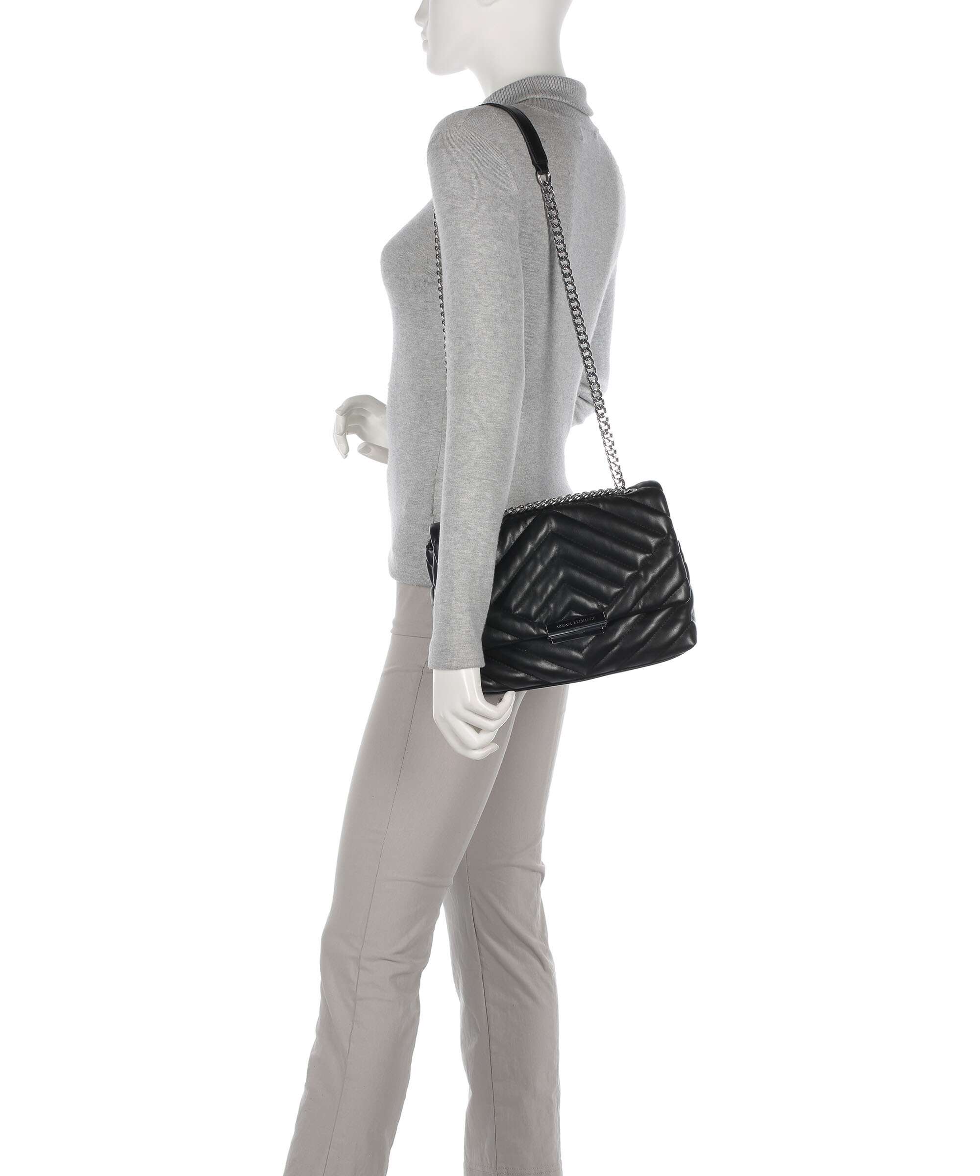 Armani Exchange Victoria M Shoulder bag black - Image 3