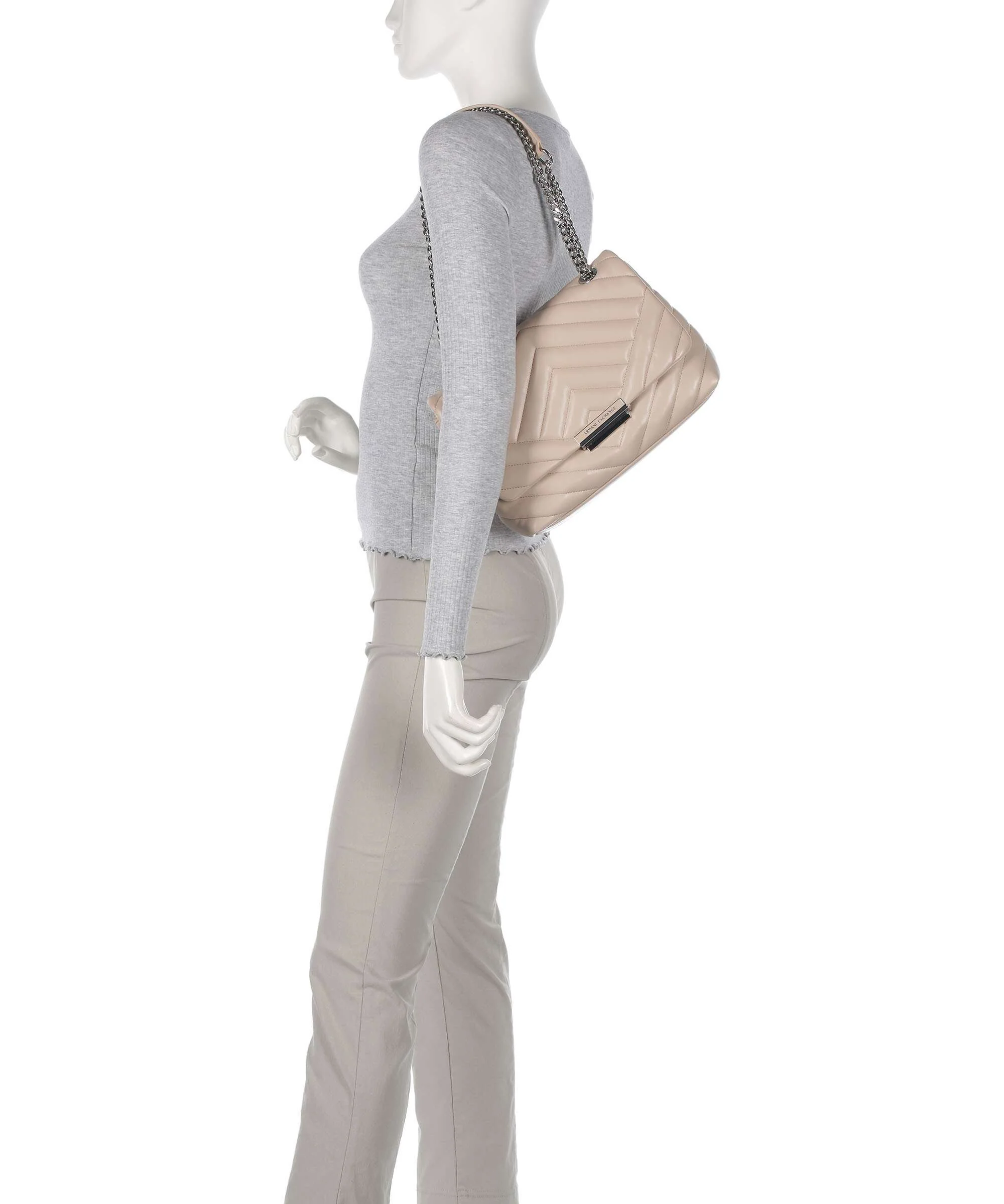Armani Exchange Victoria M Shoulder bag rose mirage - Image 3
