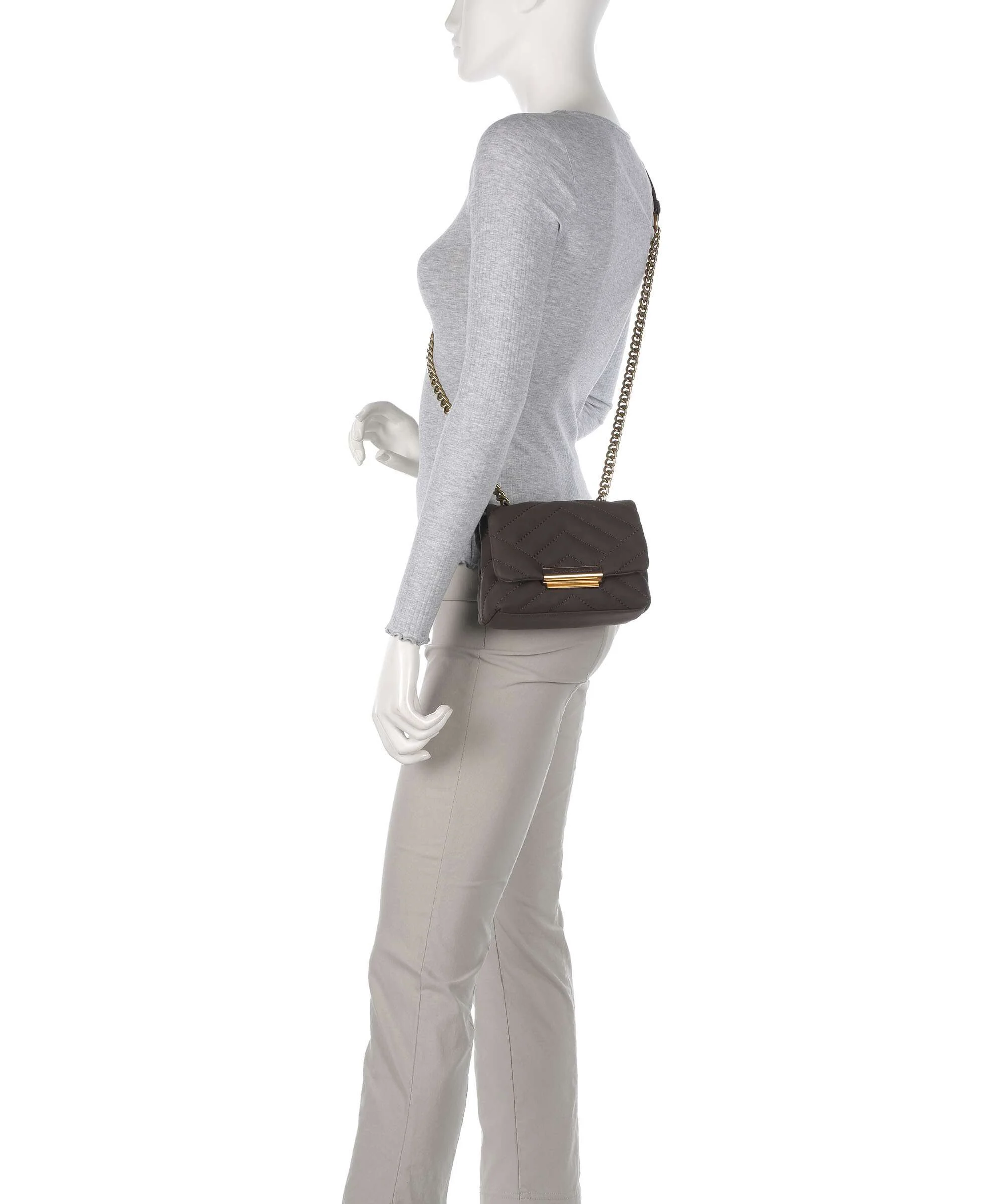 Armani Exchange Victoria Mini Crossbody bag dark doha - Image 3