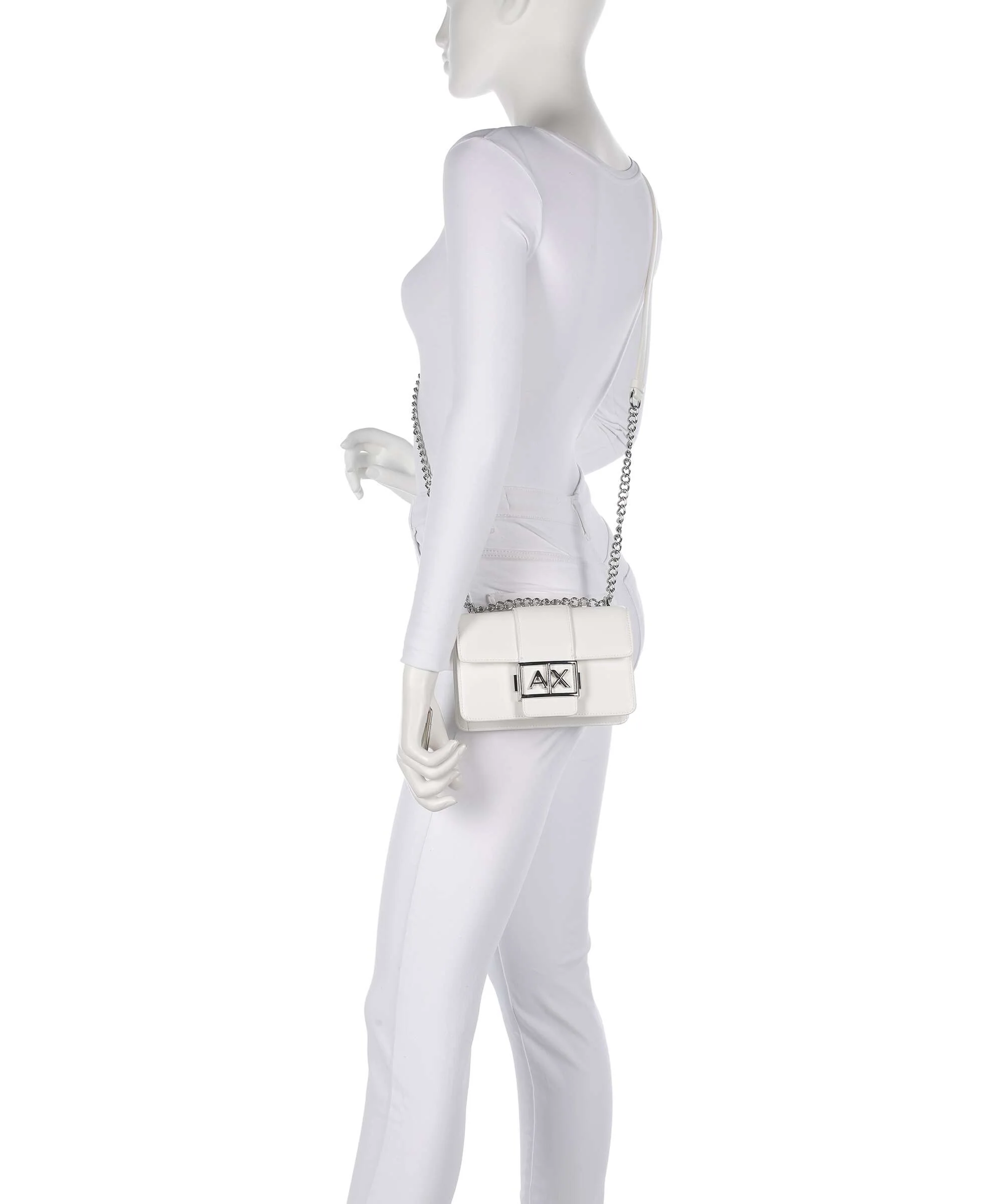 Armani Exchange Wonder S Shoulder bag off white - Image 3