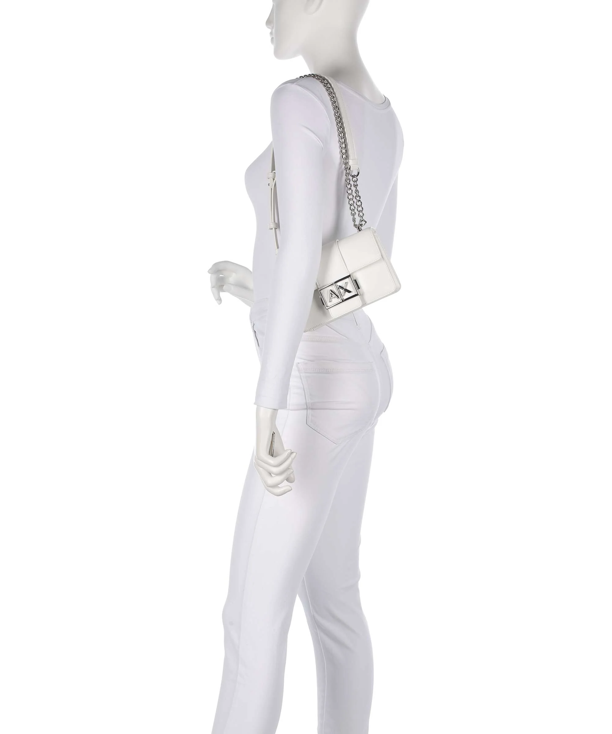 Armani Exchange Wonder S Shoulder bag off white - Image 4