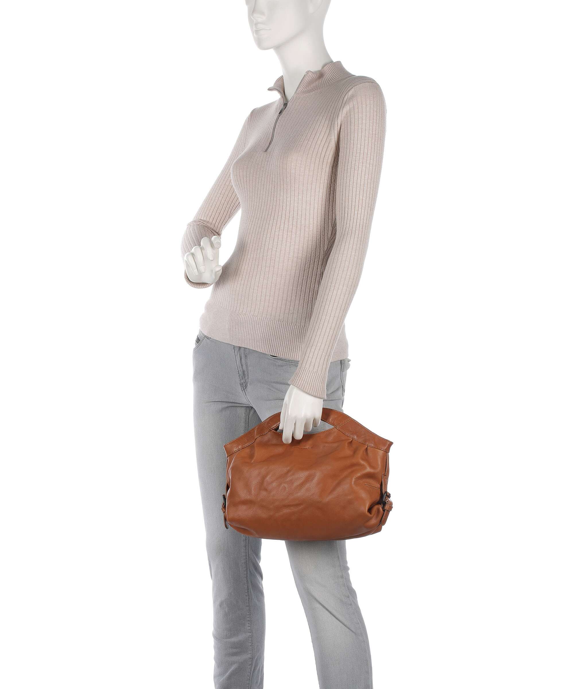 Aunts & Uncles Grandma's Luxury Club Mrs. Macaron Handbag caramel - Image 3