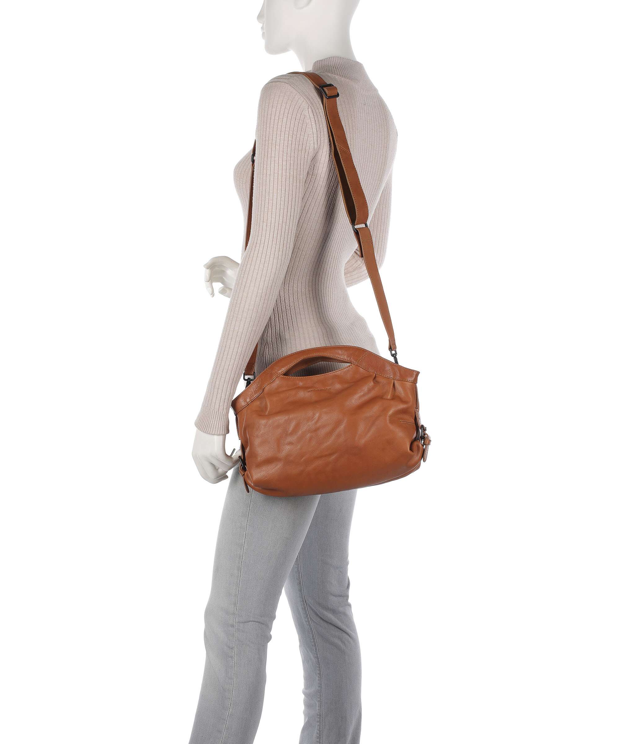 Aunts & Uncles Grandma's Luxury Club Mrs. Macaron Handbag caramel - Image 4